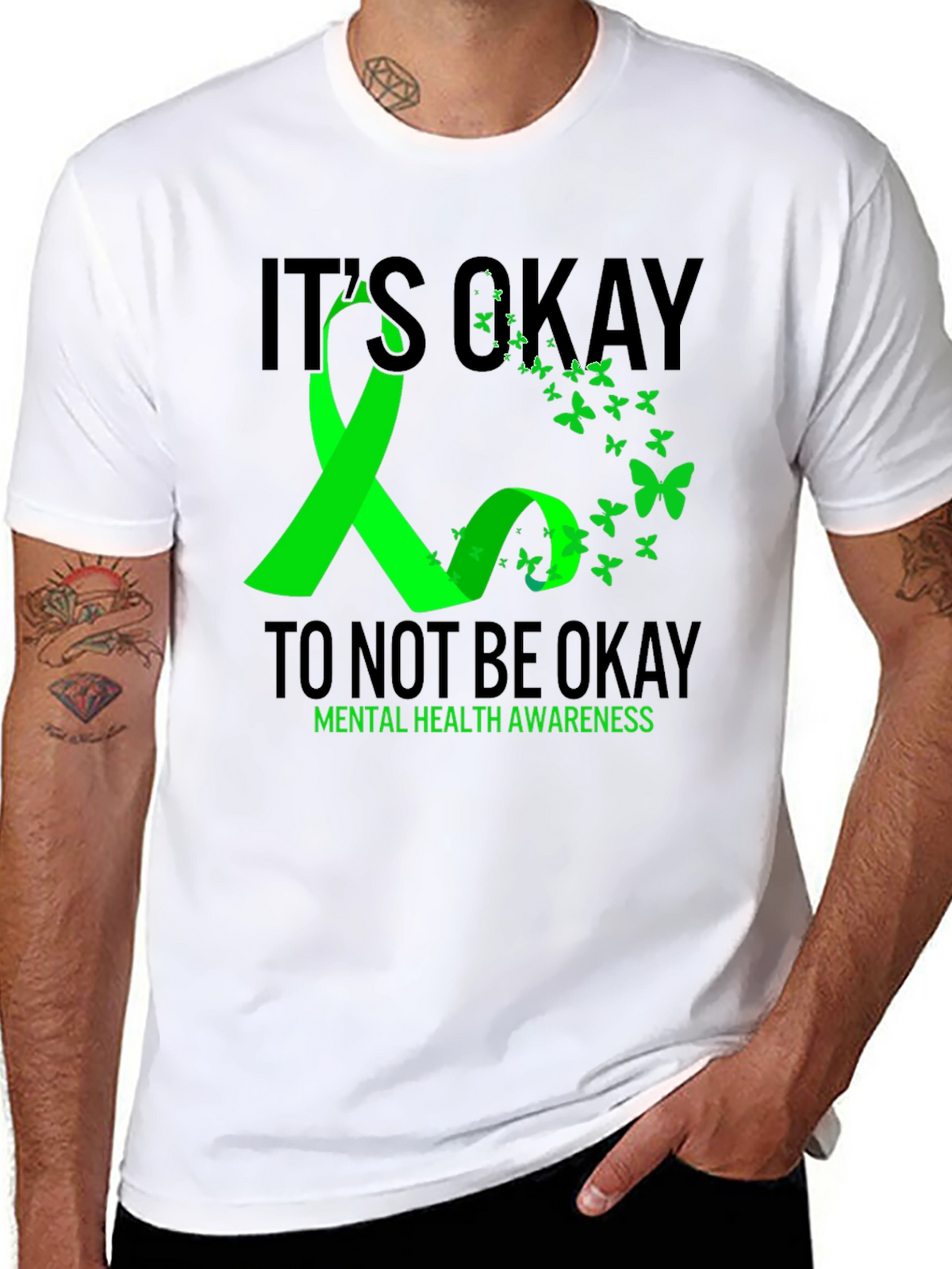 Its Okay To Not Be Okay Mental Health T-Shirt