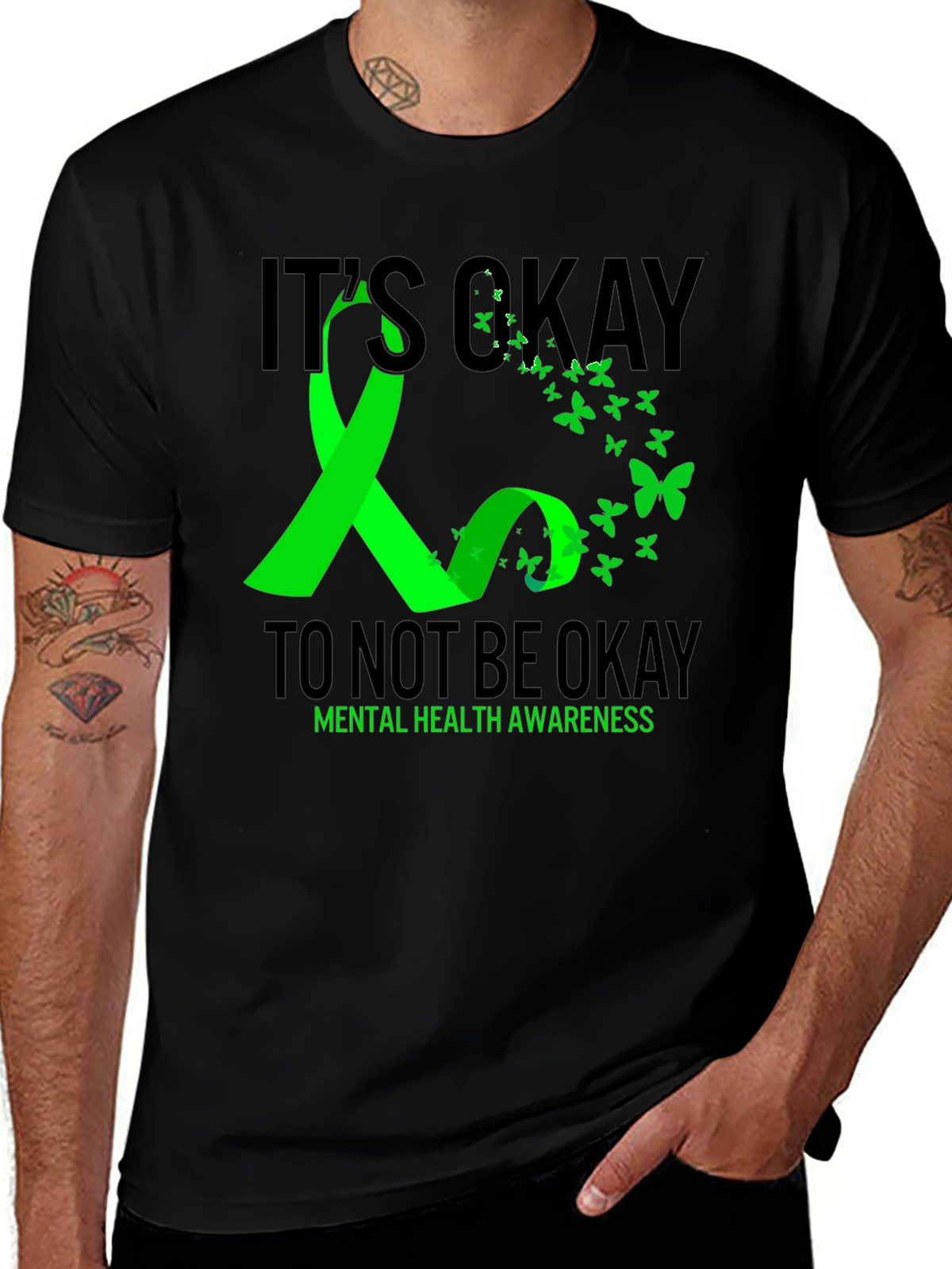 Its Okay To Not Be Okay Mental Health T-Shirt