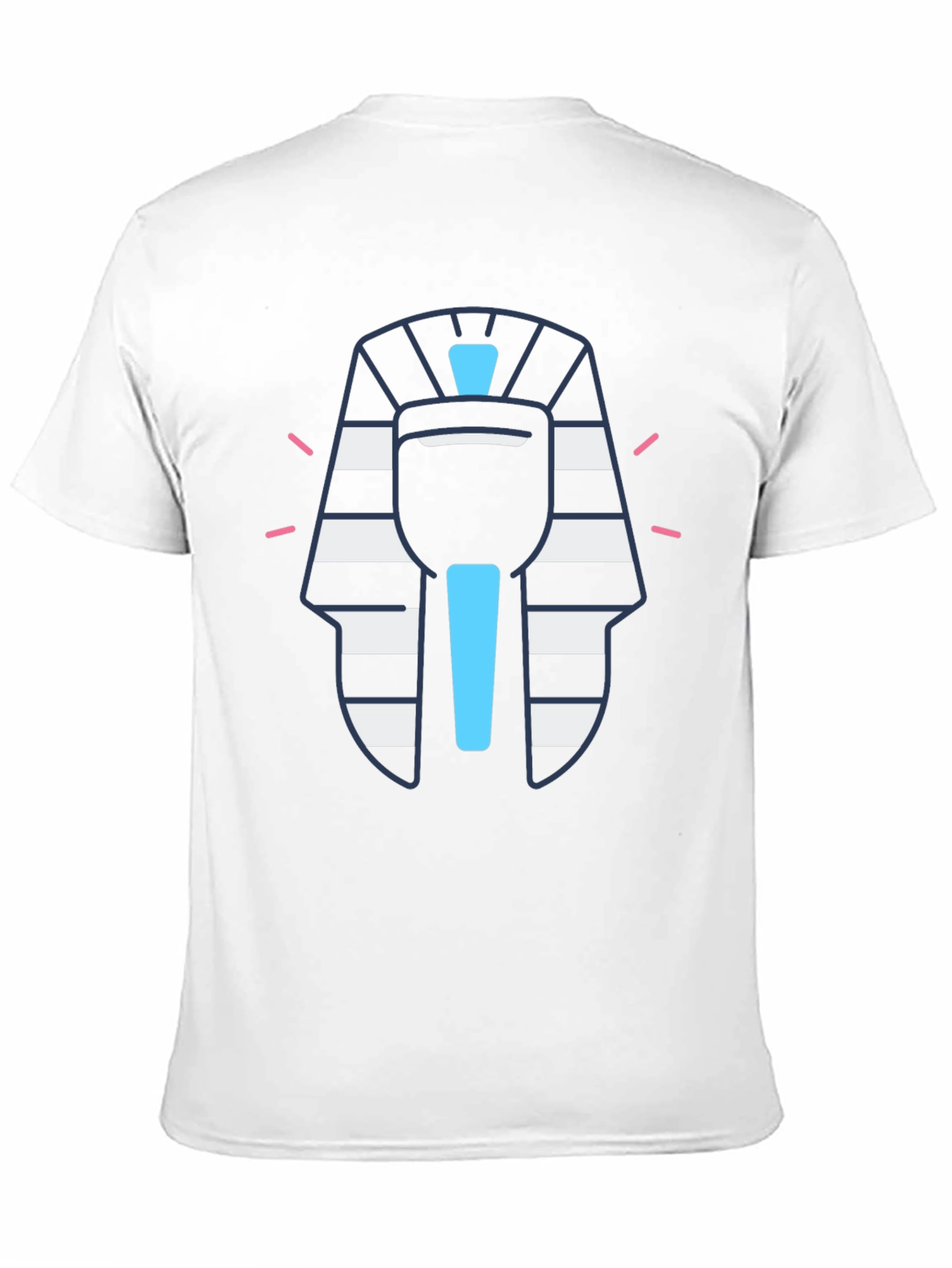 Egyptian Pharaoh Graphic Tee - Black Cotton T-Shirt