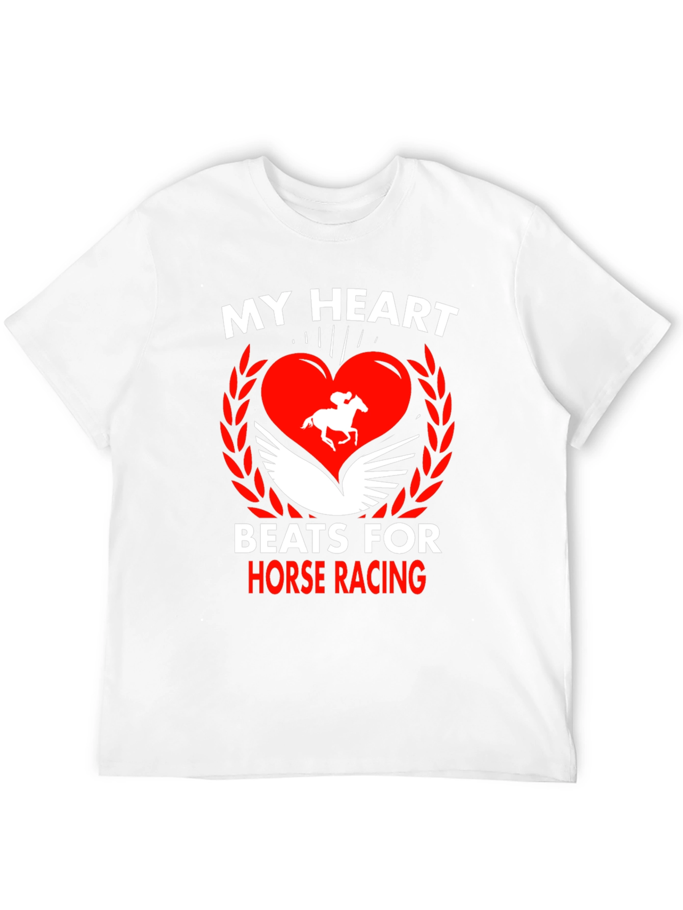 Horse Racing Heartbeat Tee