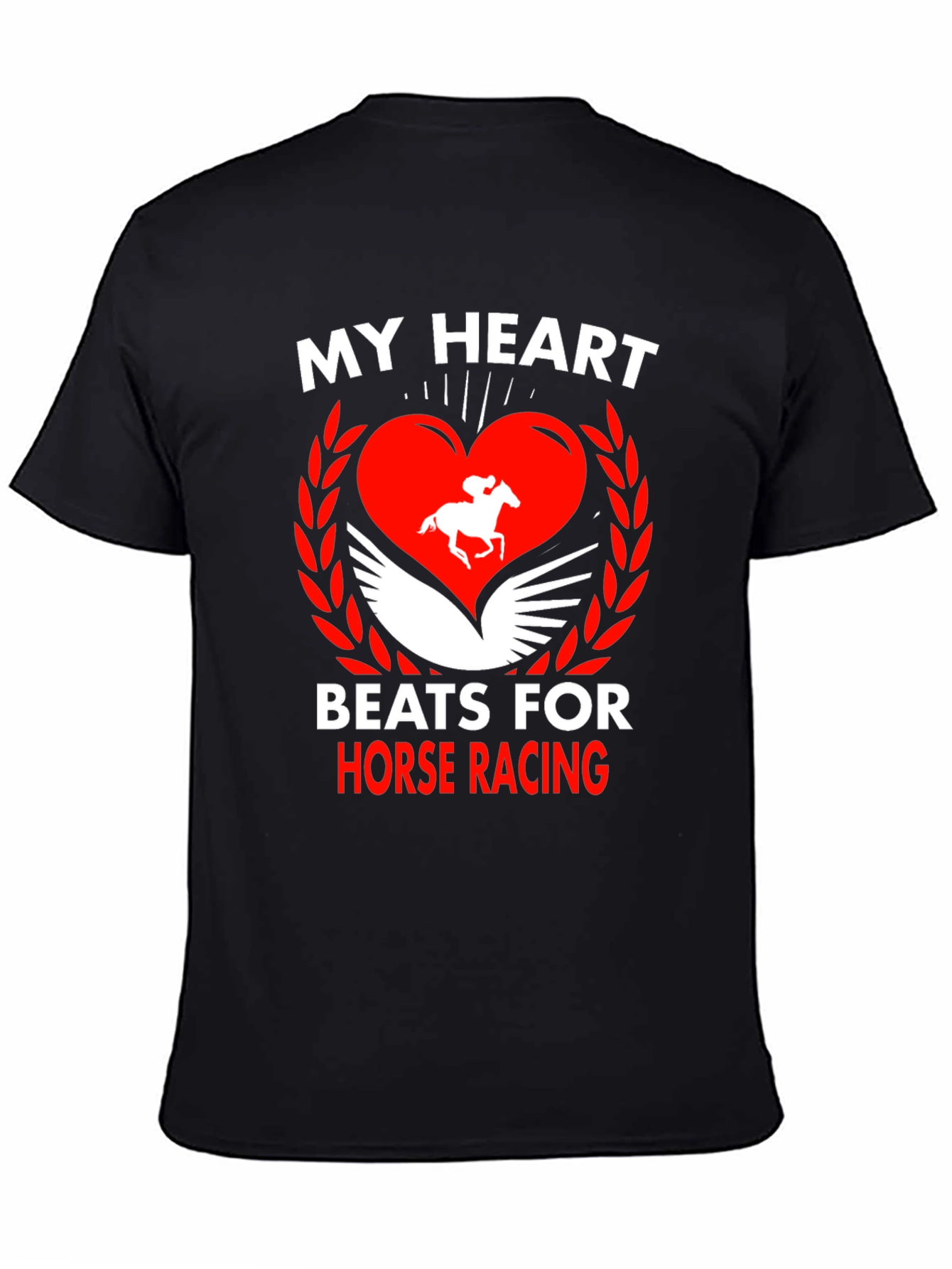 Horse Racing Heartbeat Tee