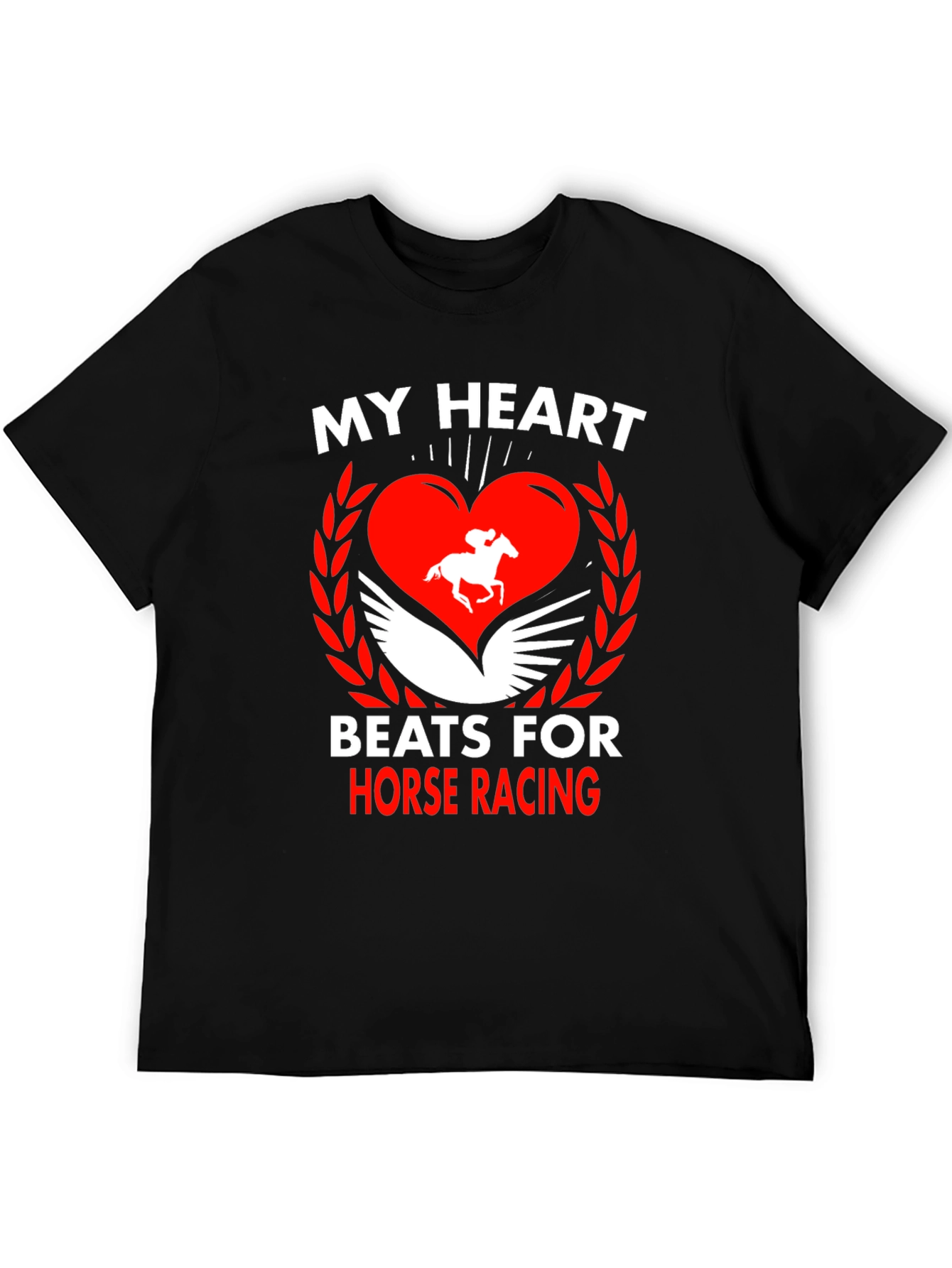 Horse Racing Heartbeat Tee