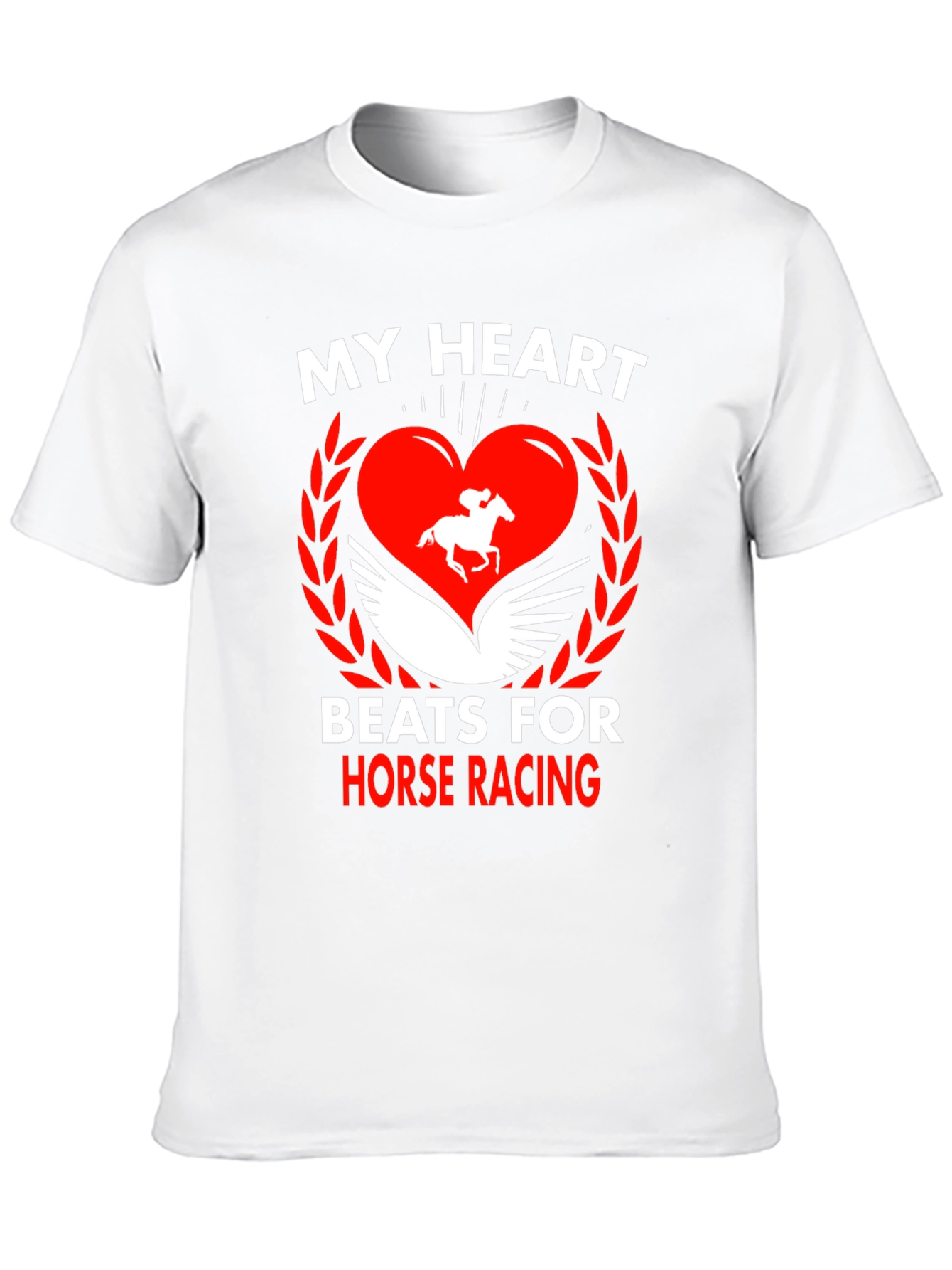 Horse Racing Heartbeat Tee