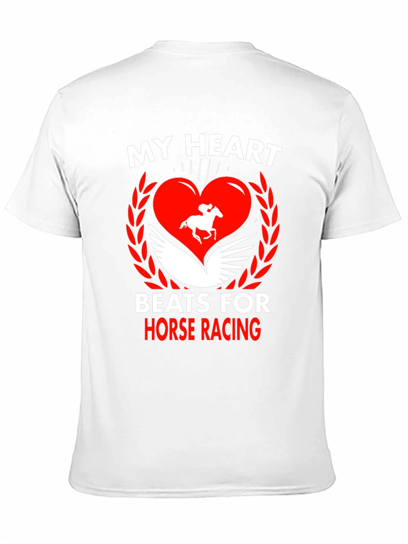 Horse Racing Heartbeat Tee