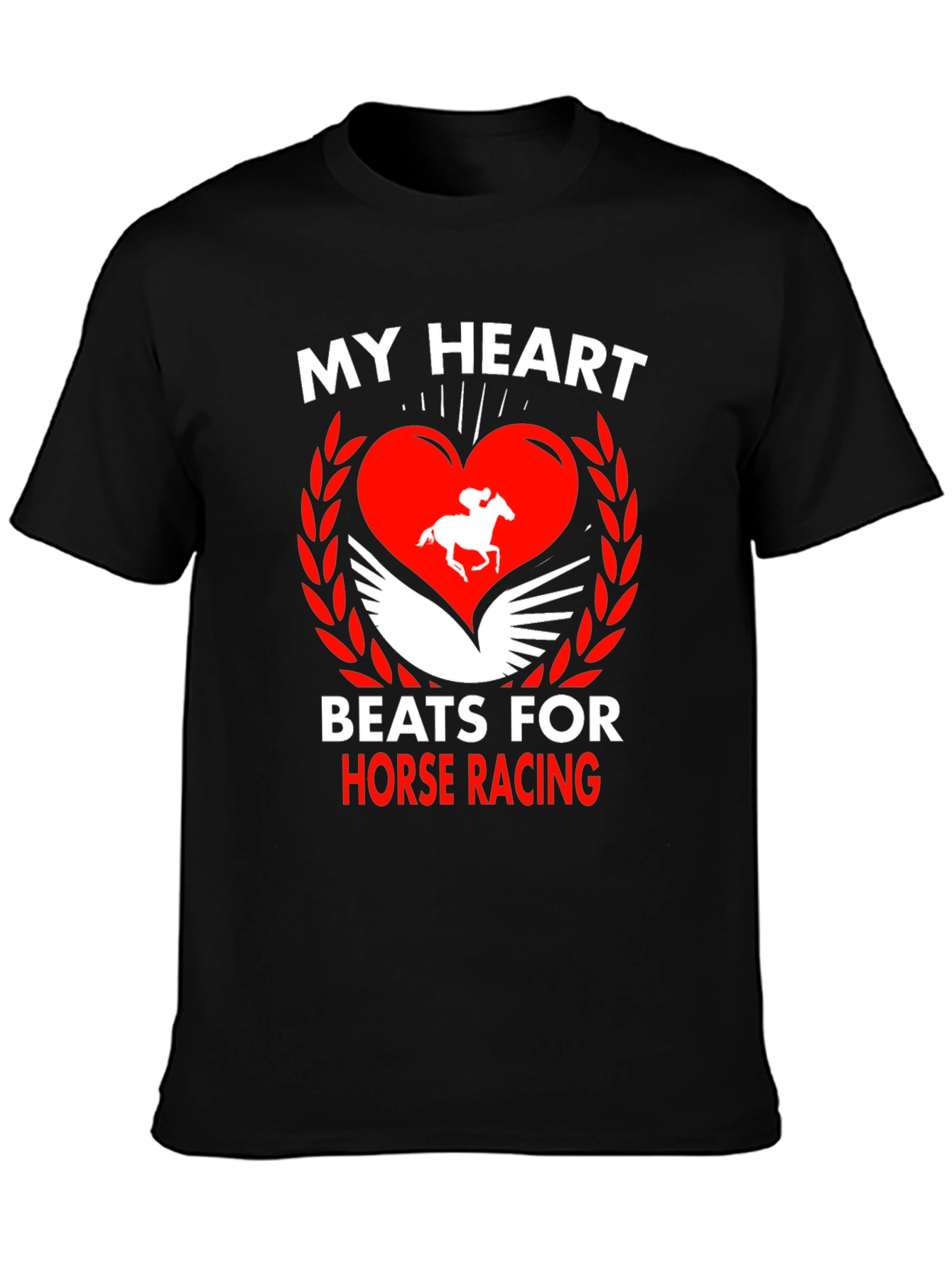 Horse Racing Heartbeat Tee