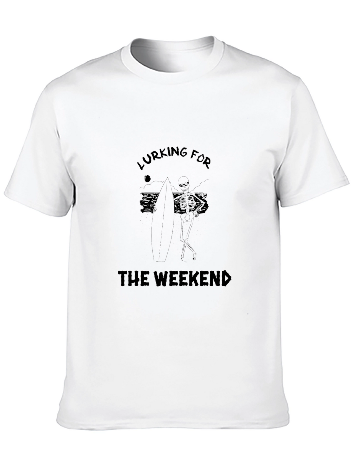Lurking for the Weekend Black T-Shirt