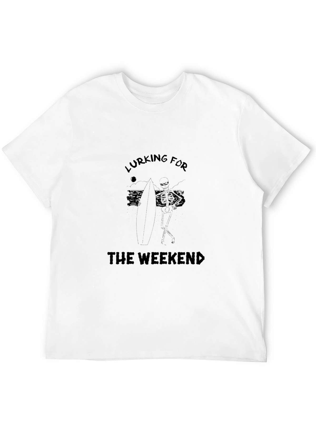 Lurking for the Weekend Black T-Shirt