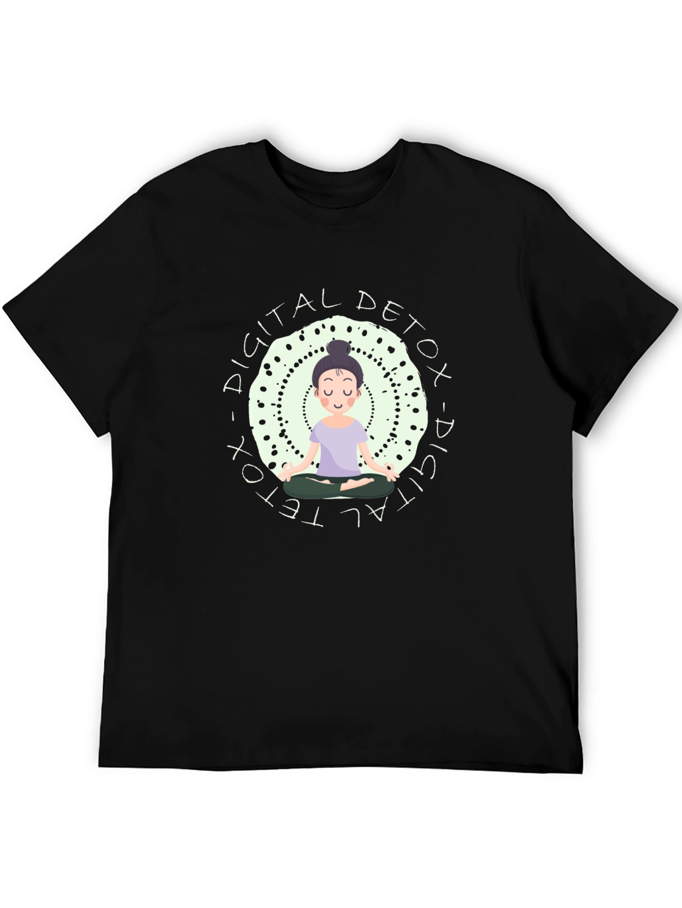 Digital Detox Meditation T-Shirt - Relax & Unplug