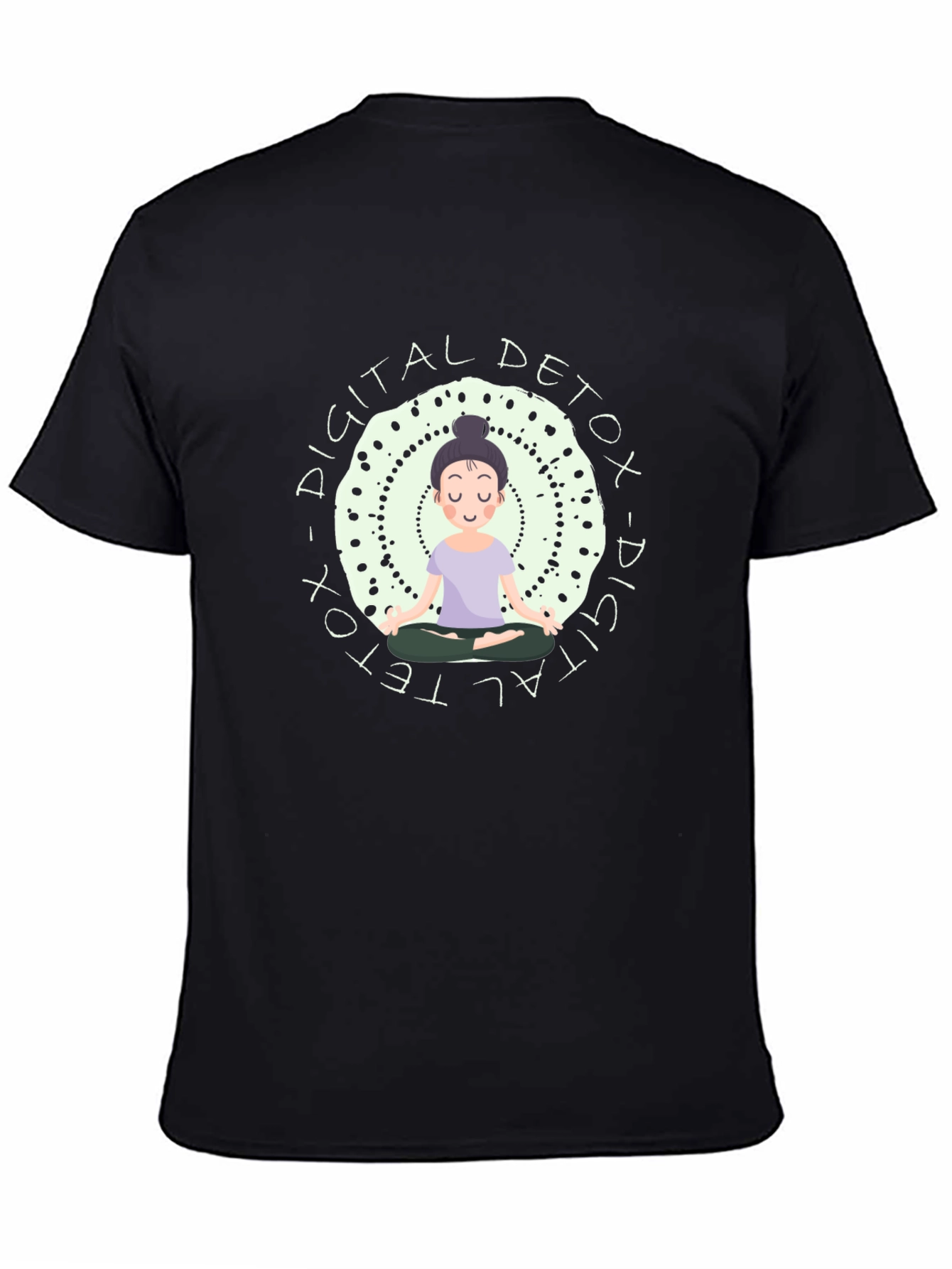 Digital Detox Meditation T-Shirt - Relax & Unplug