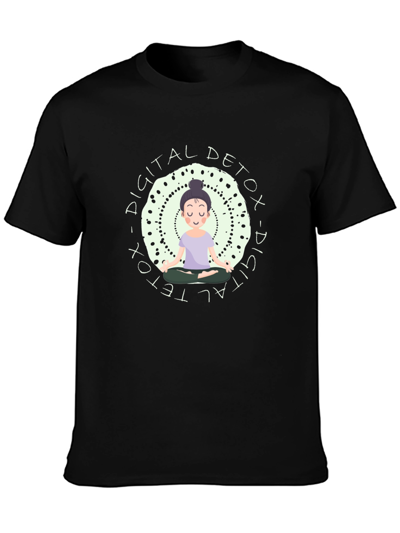 Digital Detox Meditation T-Shirt - Relax & Unplug