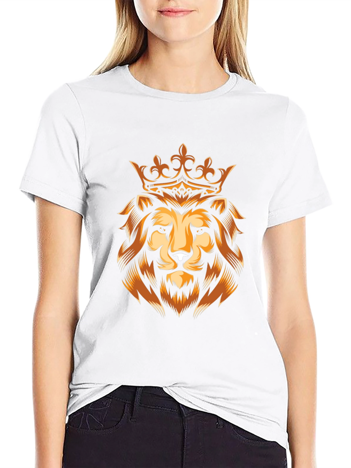 Lion King Graphic Tee - Premium Black T-Shirt