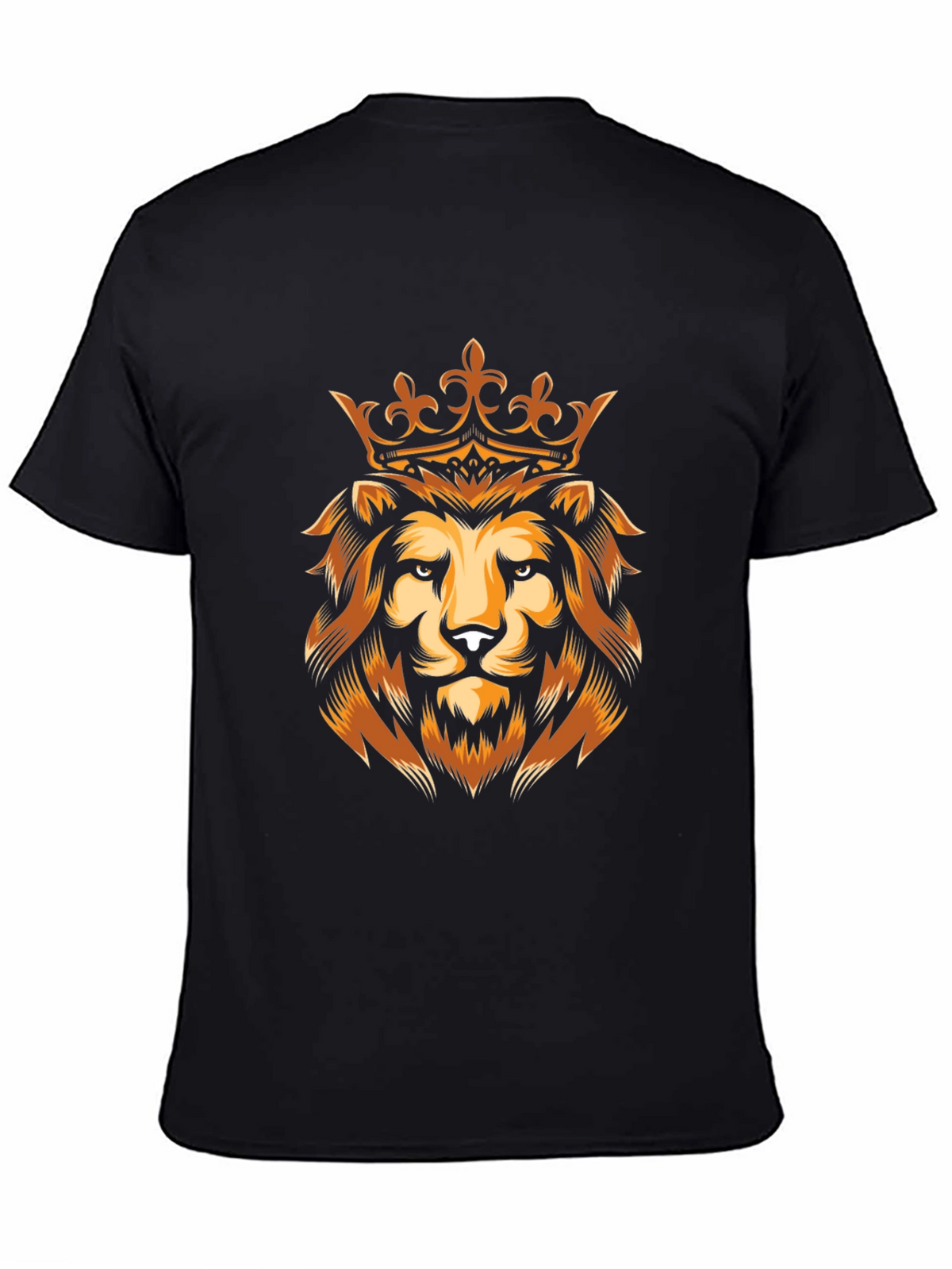 Lion King Graphic Tee - Premium Black T-Shirt
