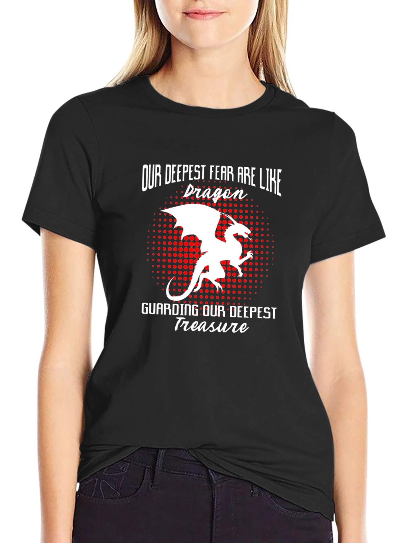 Dragon Treasure Graphic Tee - Fearless Style