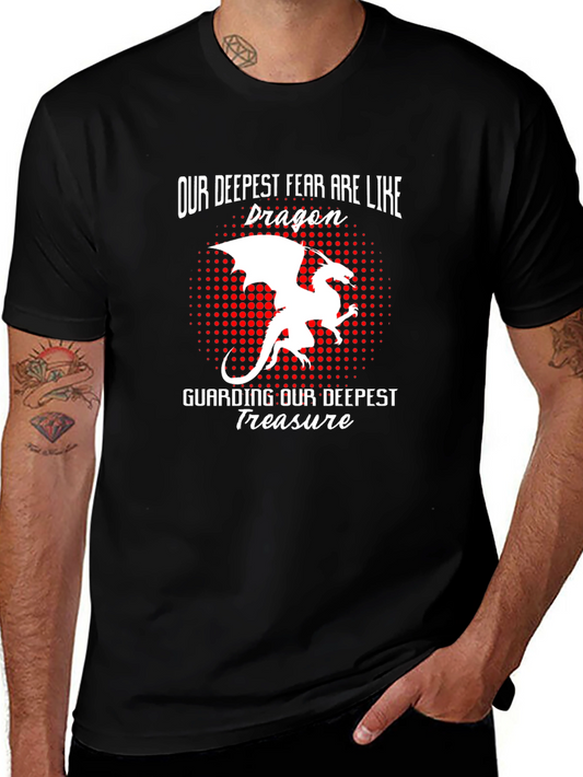 Dragon Treasure Graphic Tee - Fearless Style