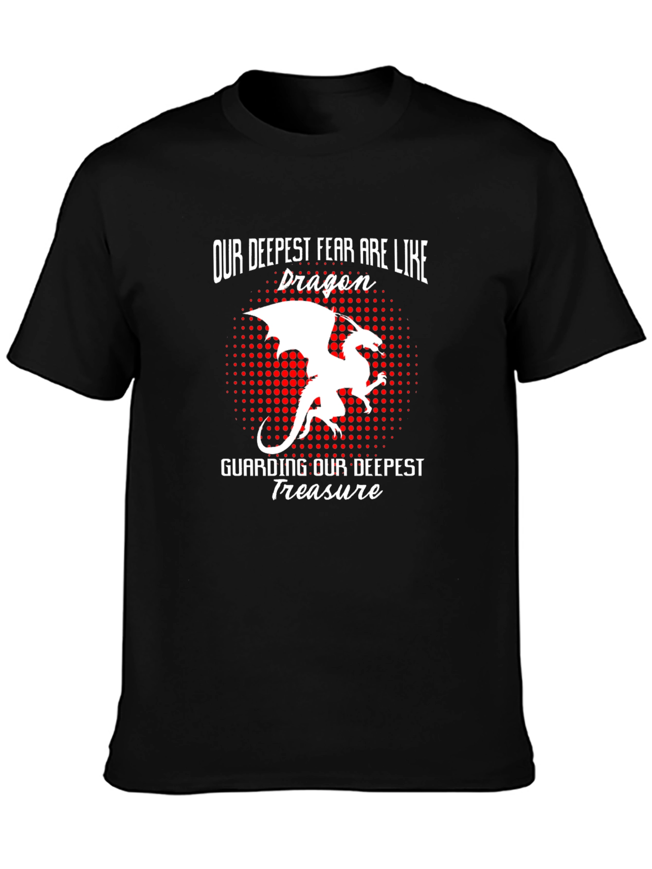 Dragon Treasure Graphic Tee - Fearless Style