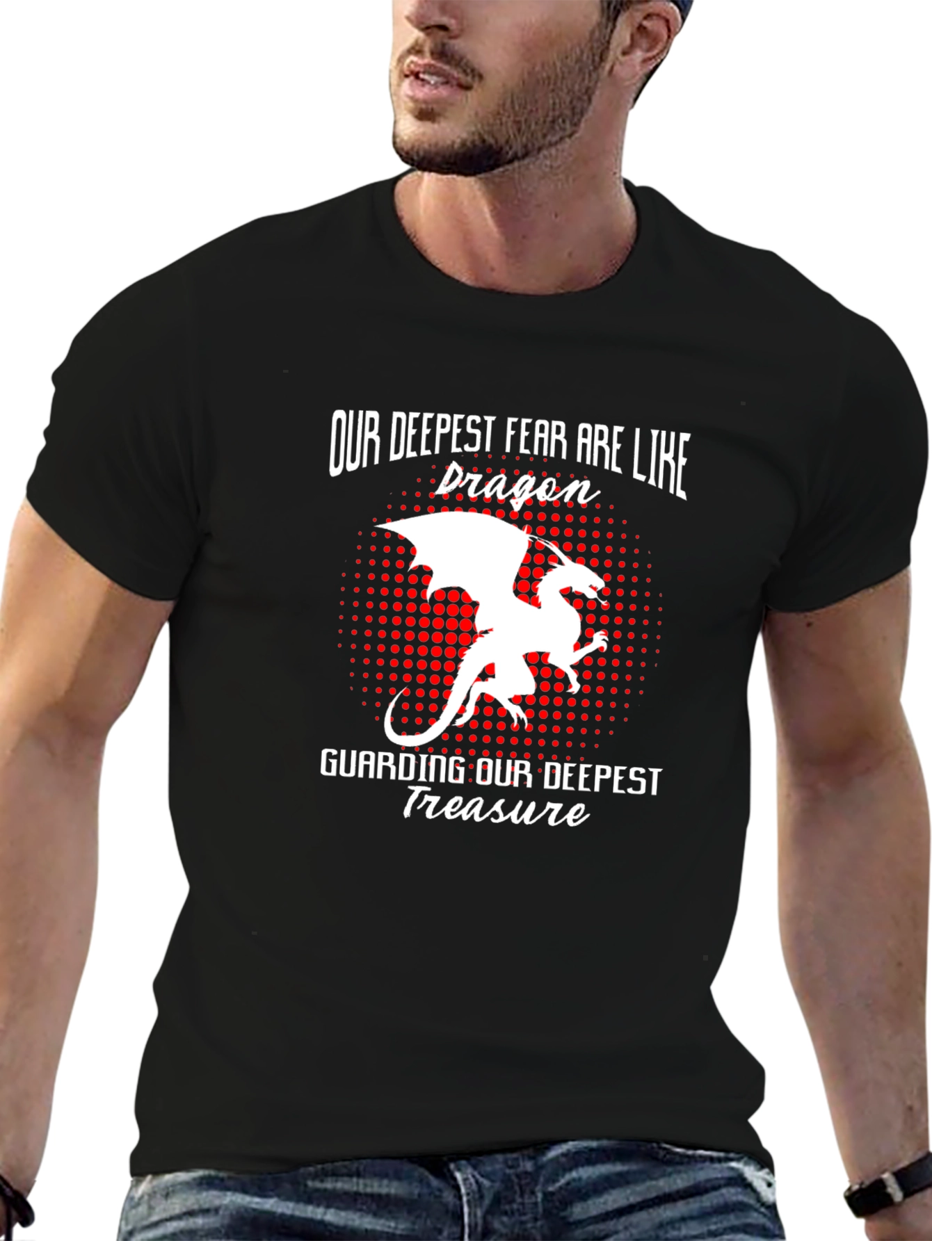 Dragon Treasure Graphic Tee - Fearless Style