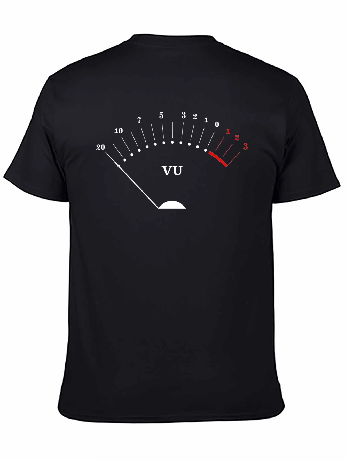 VU Meter Graphic T-Shirt - Audio Engineer Tee