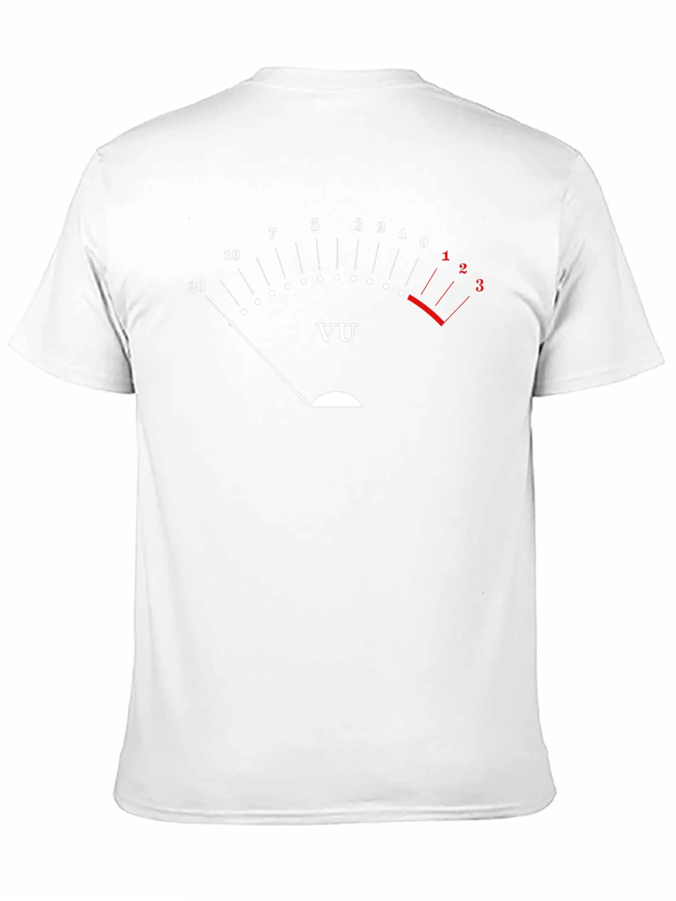 VU Meter Graphic T-Shirt - Audio Engineer Tee