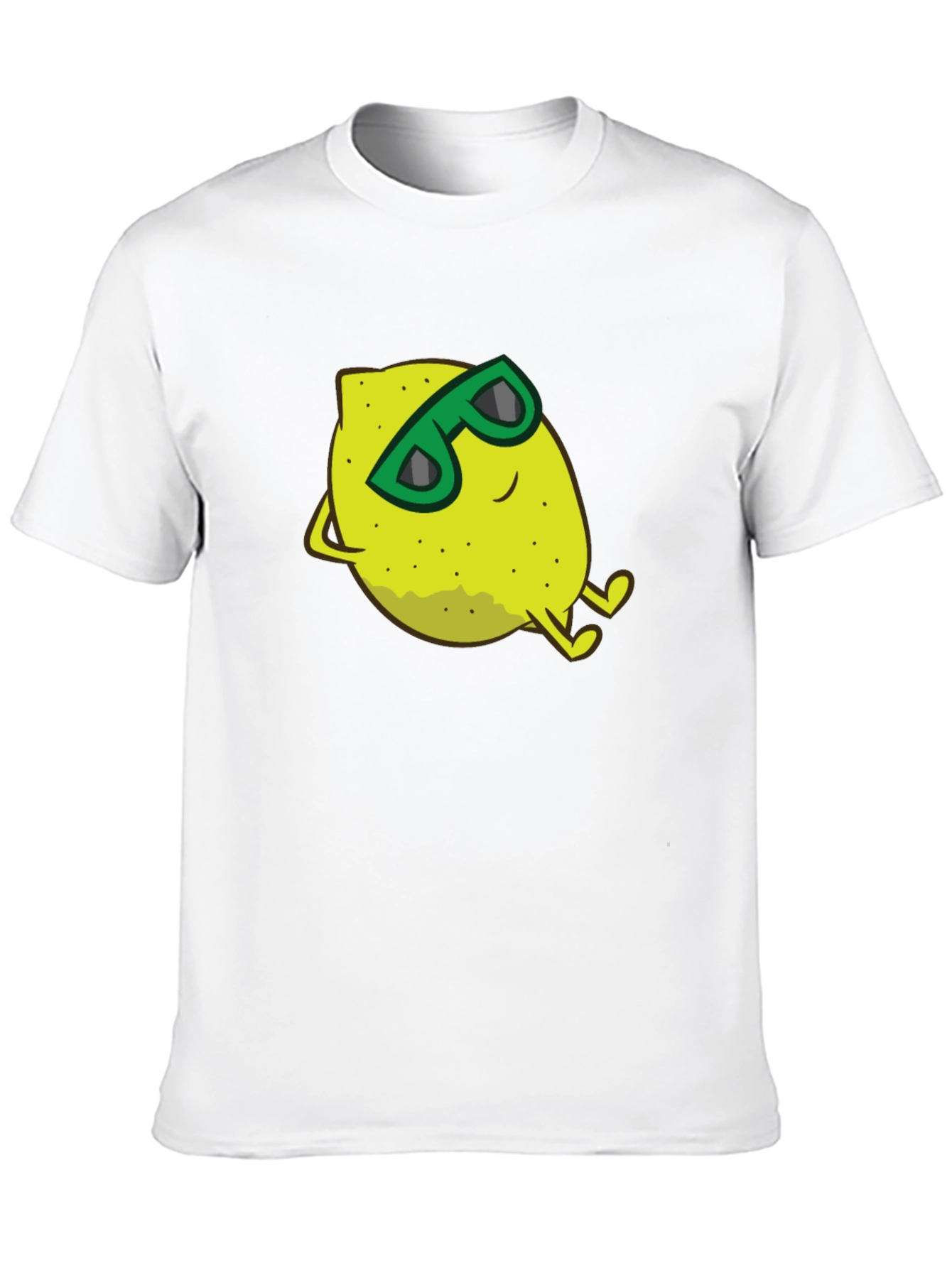 Cool Lemon Graphic T-Shirt - Black Cotton Tee