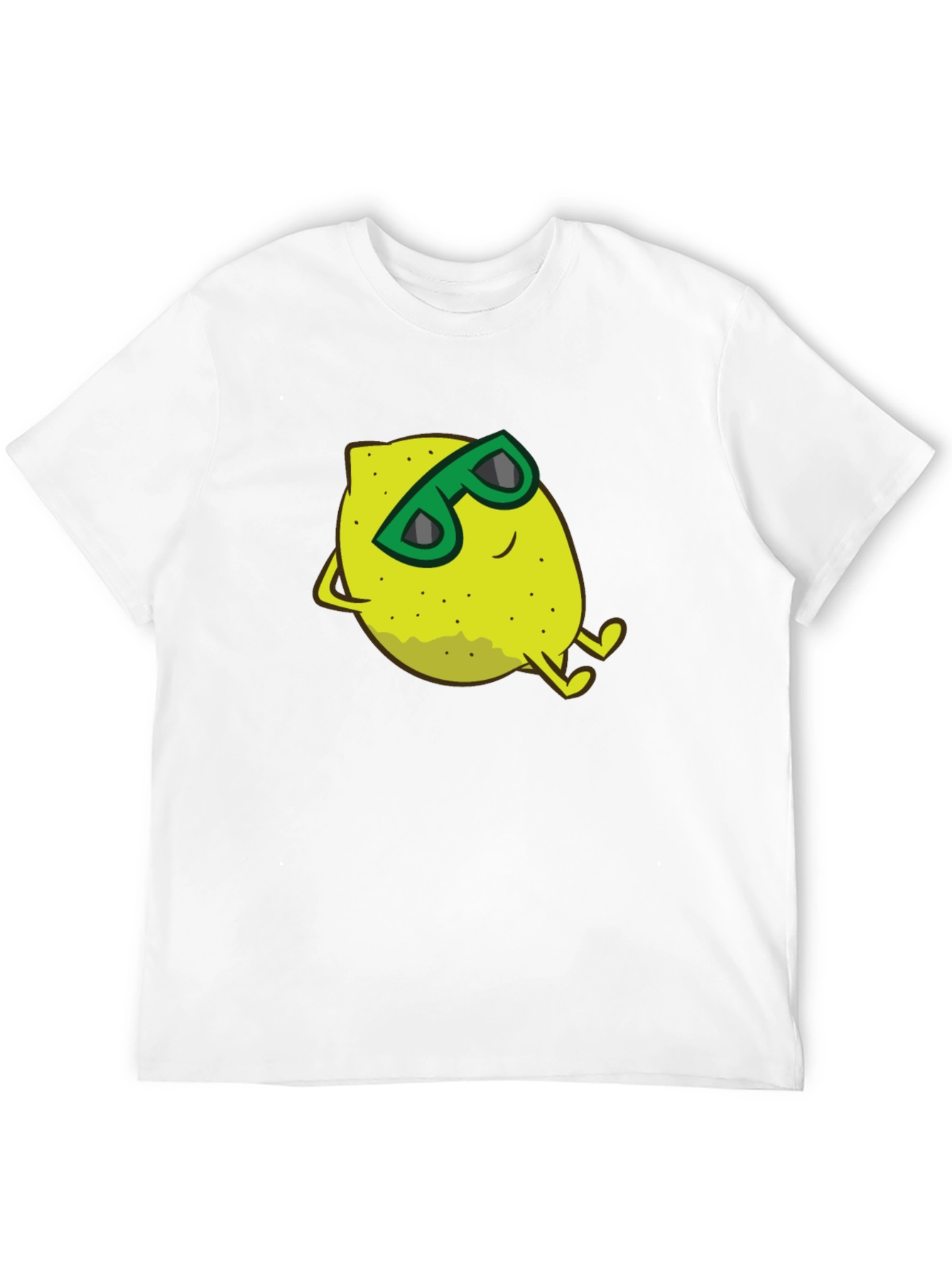 Cool Lemon Graphic T-Shirt - Black Cotton Tee