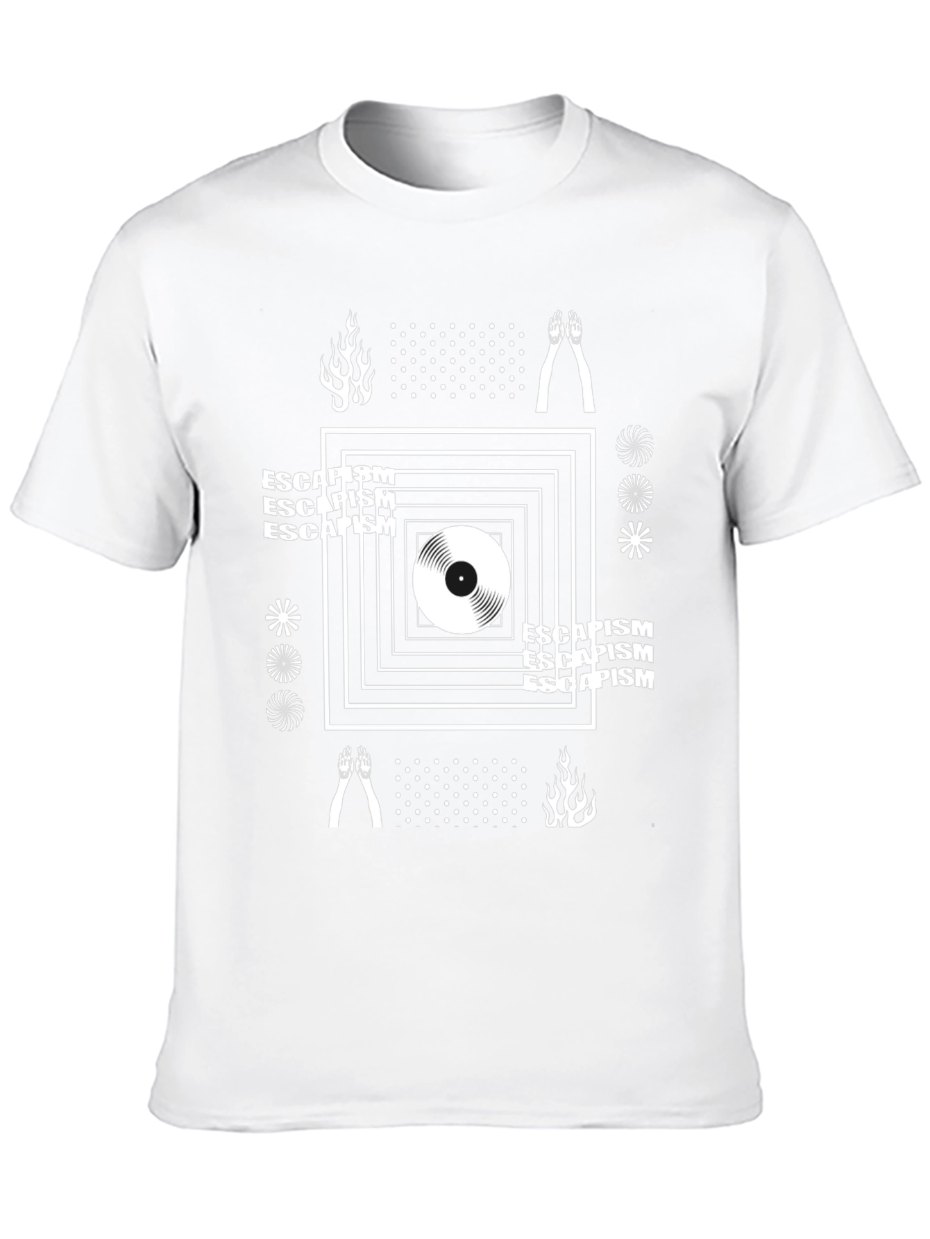 Escapism Graphic Tee - Modern Design Comfort Fit