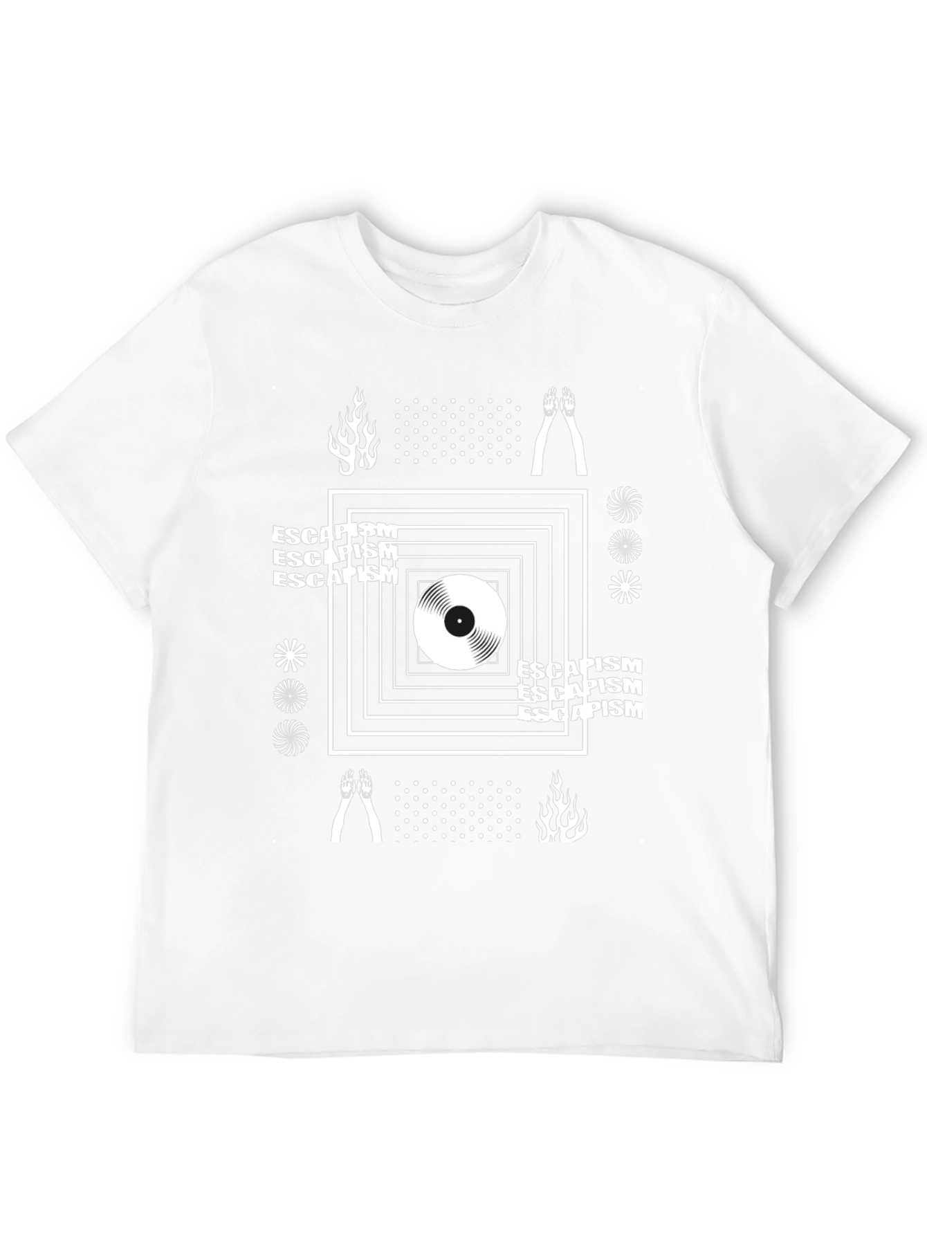 Escapism Graphic Tee - Modern Design Comfort Fit