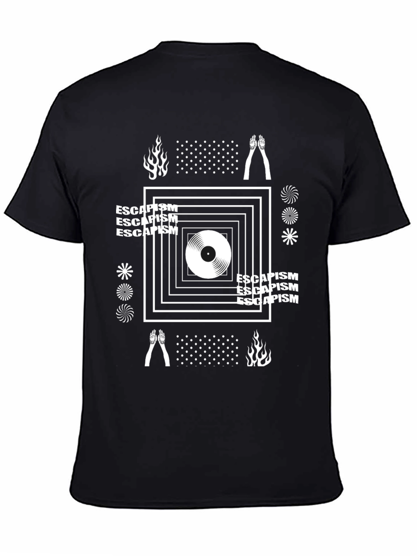 Escapism Graphic Tee - Modern Design Comfort Fit