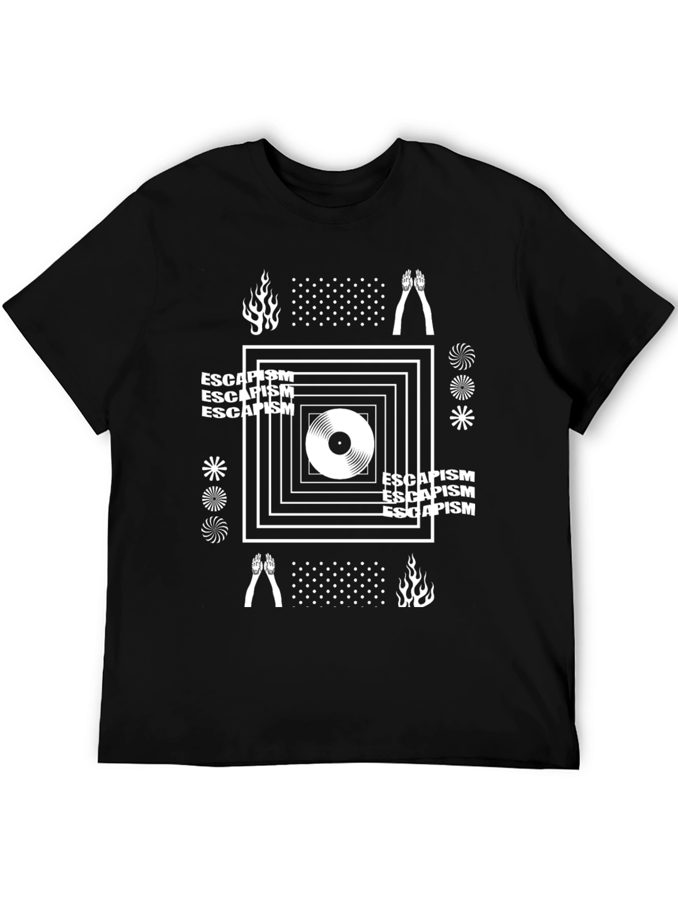 Escapism Graphic Tee - Modern Design Comfort Fit