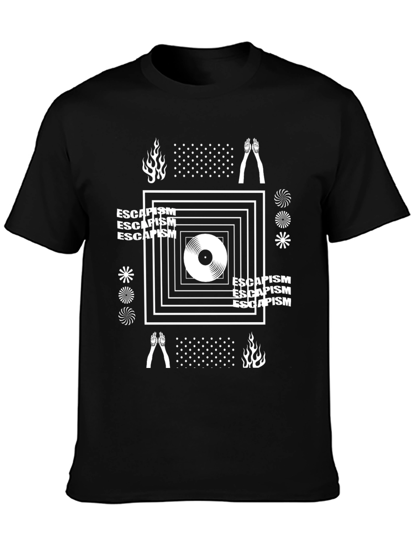 Escapism Graphic Tee - Modern Design Comfort Fit