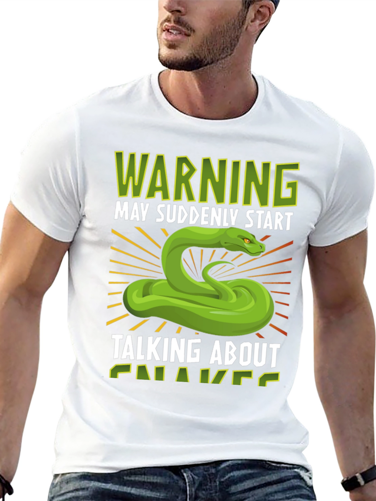 Warning May Suddenly Start Talking About Snakes T-Shirt