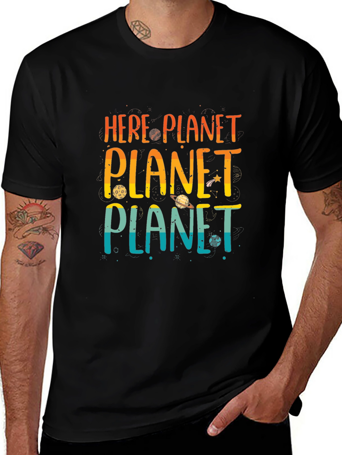 Here Planet Planet Planet T-Shirt