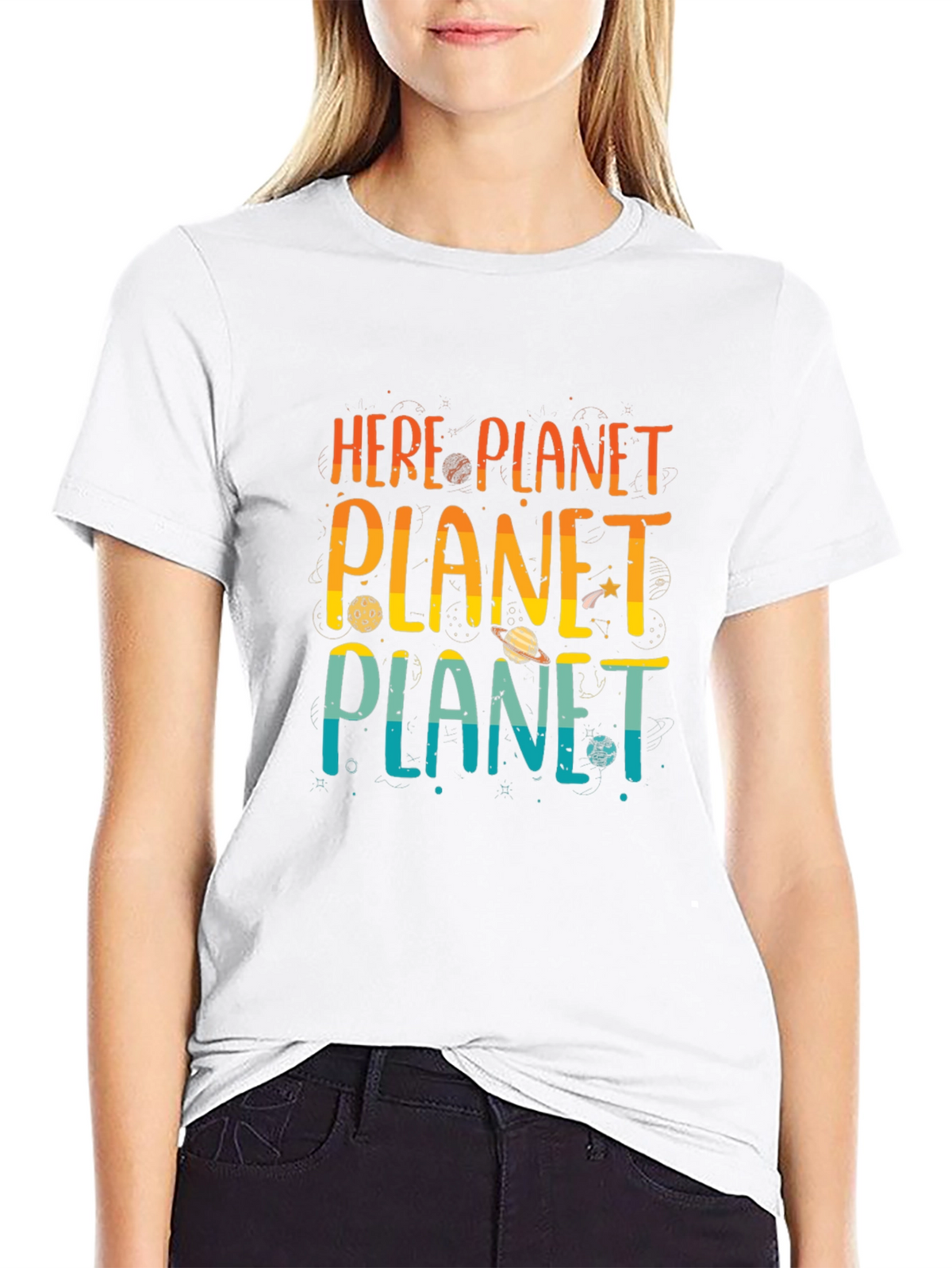 Here Planet Planet Planet T-Shirt