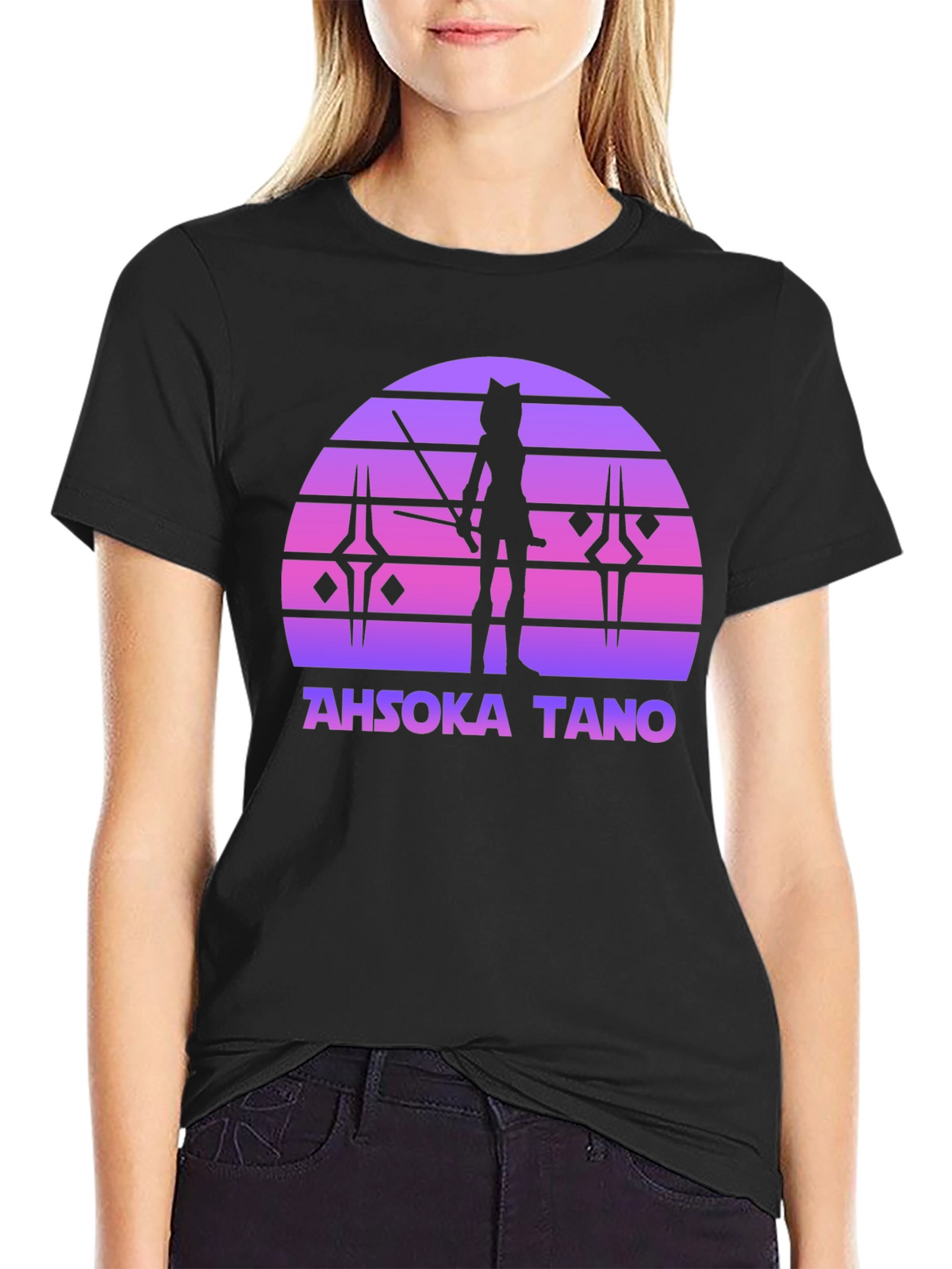Ahsoka Tano Sunset Graphic T-Shirt