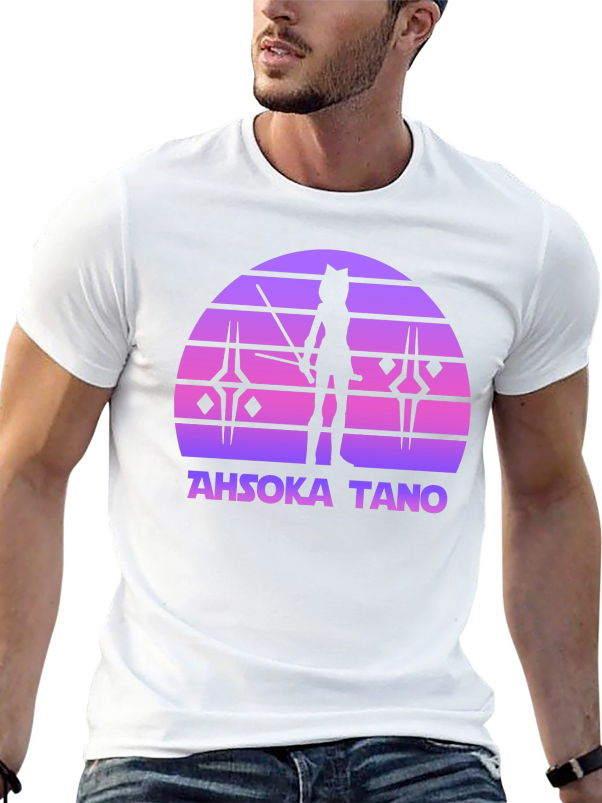 Ahsoka Tano Sunset Graphic T-Shirt