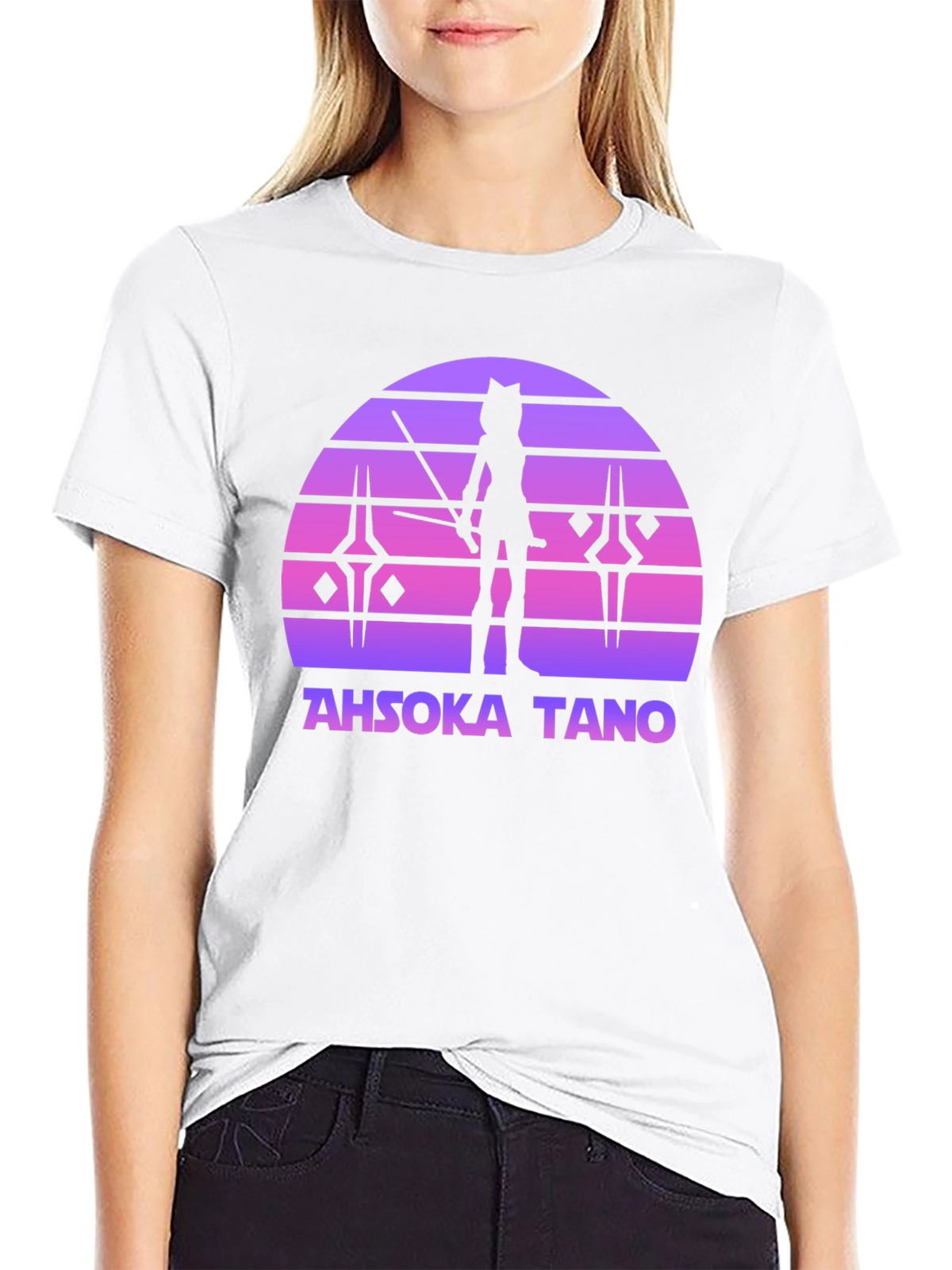 Ahsoka Tano Sunset Graphic T-Shirt