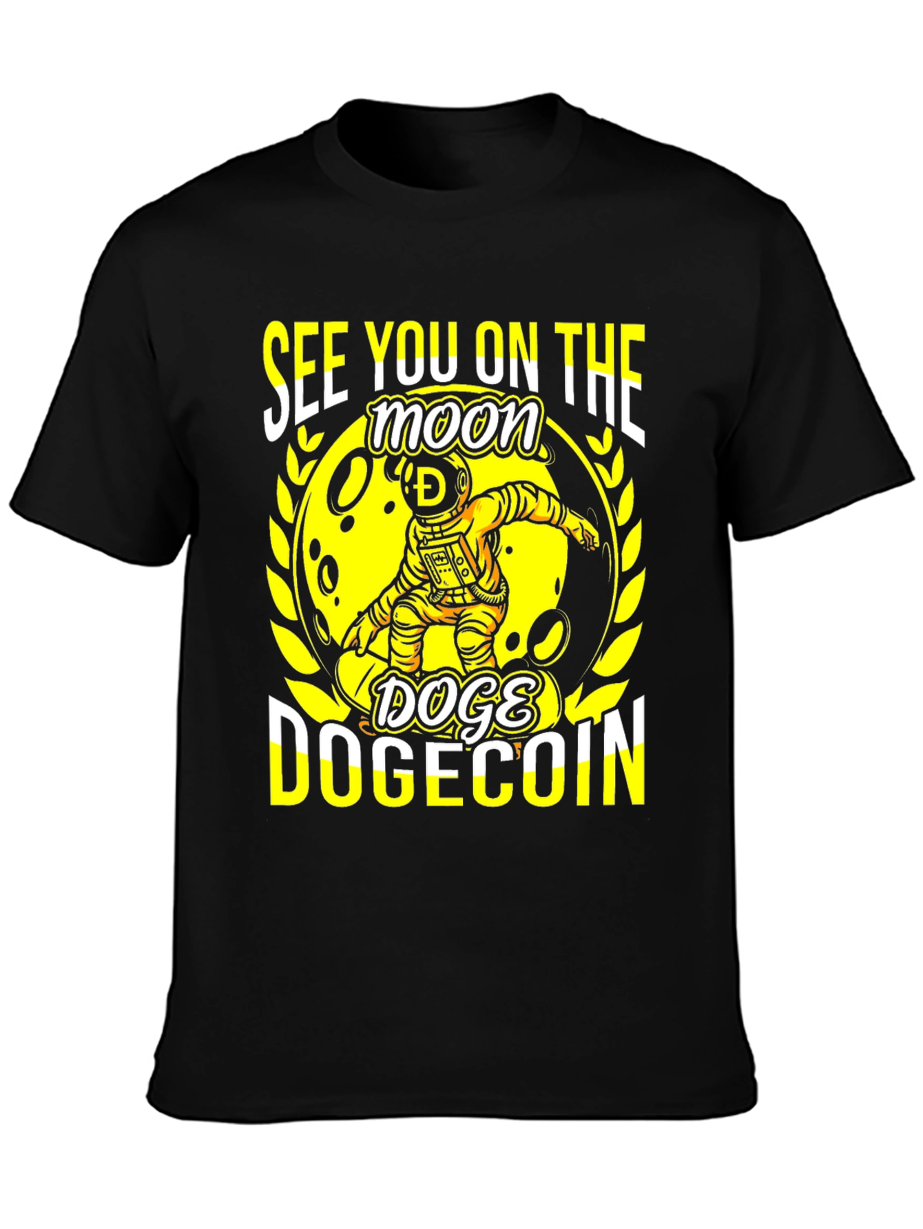 Dogecoin Moon T-Shirt: See You on the Moon!