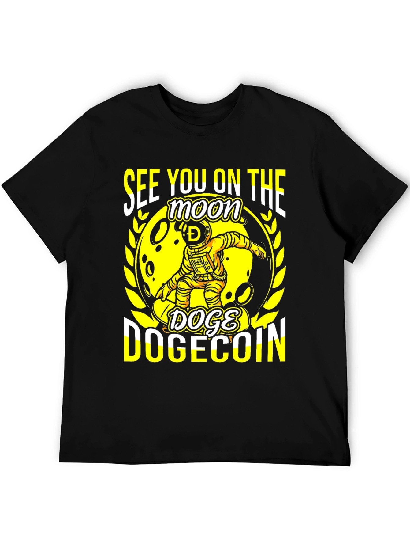 Dogecoin Moon T-Shirt: See You on the Moon!