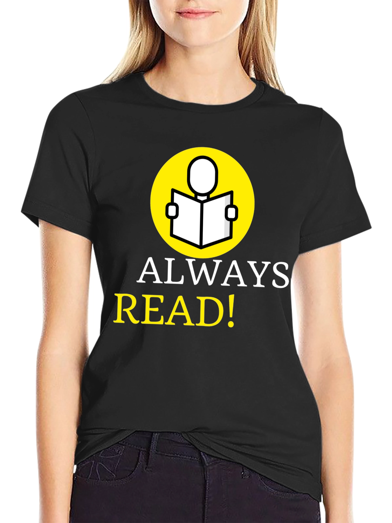 Always Read Black T-Shirt