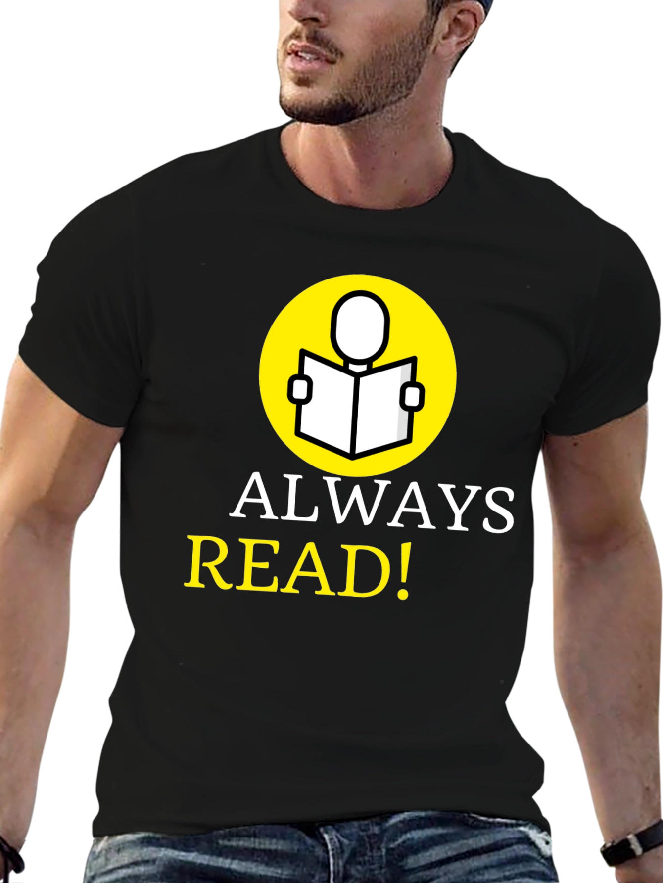 Always Read Black T-Shirt
