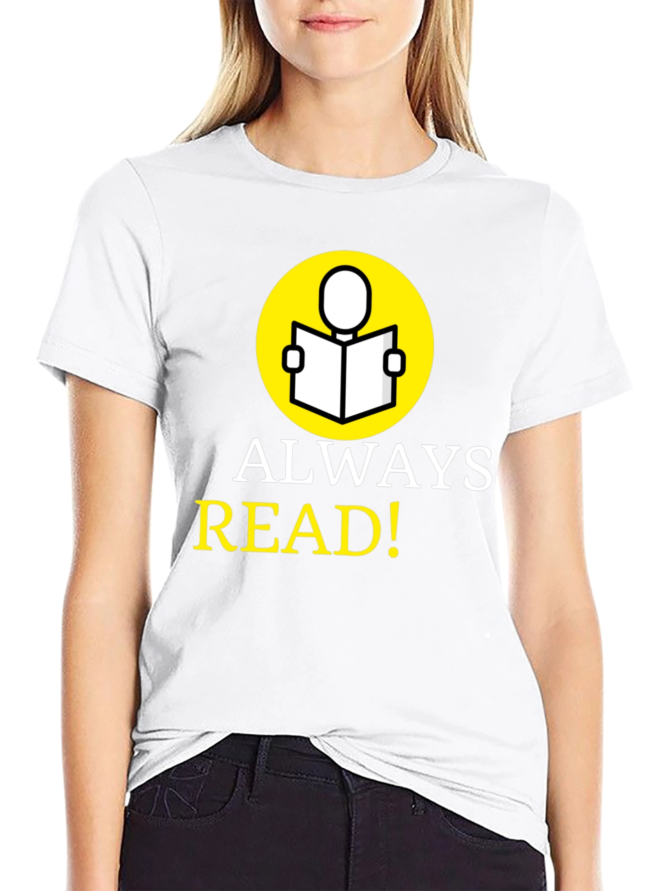 Always Read Black T-Shirt