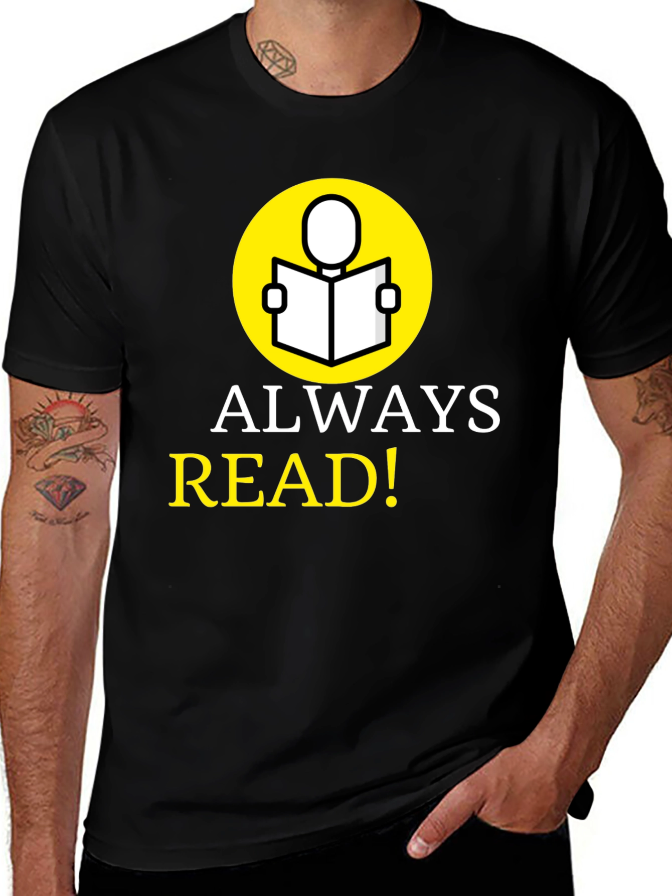 Always Read Black T-Shirt