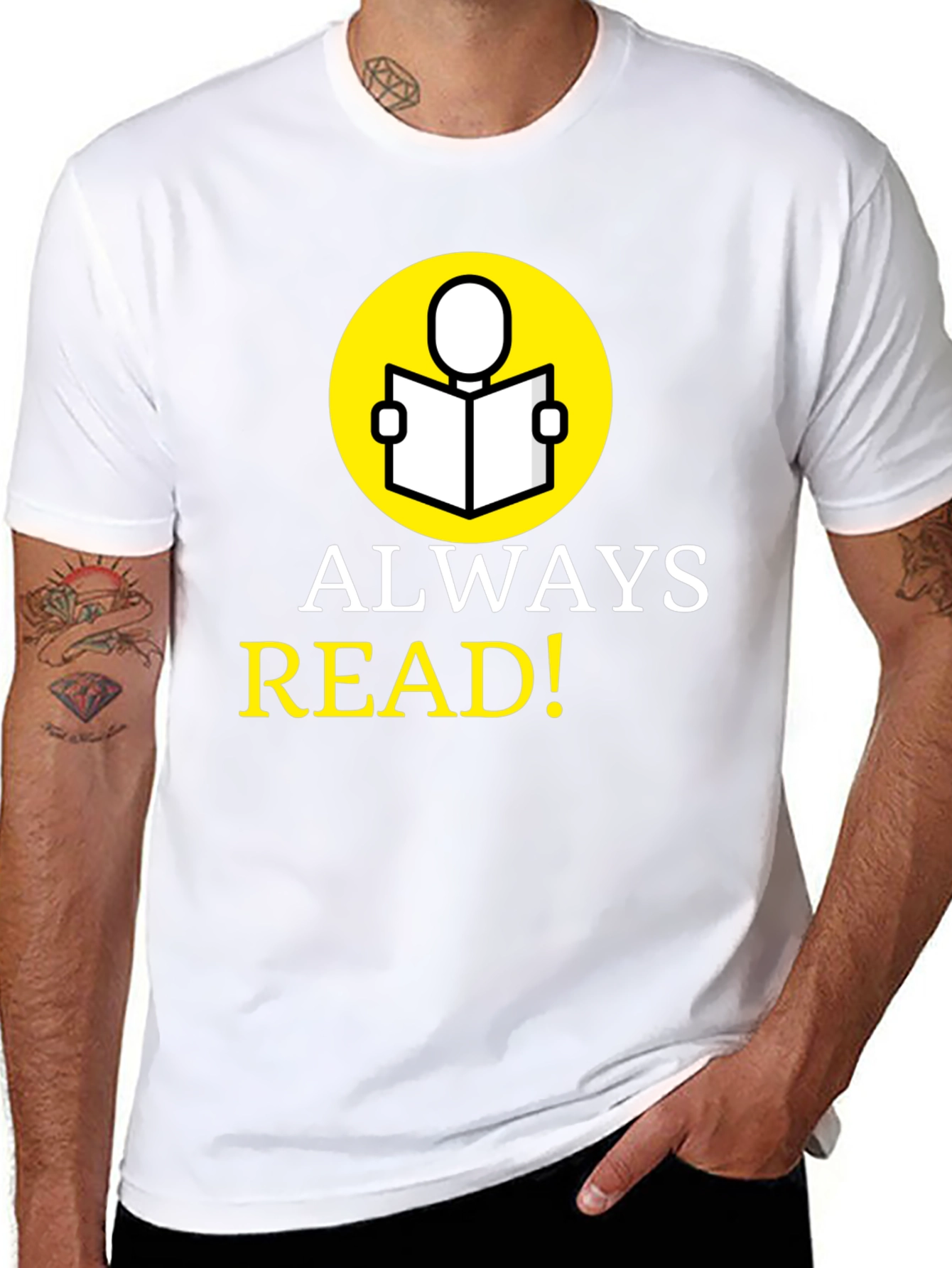 Always Read Black T-Shirt