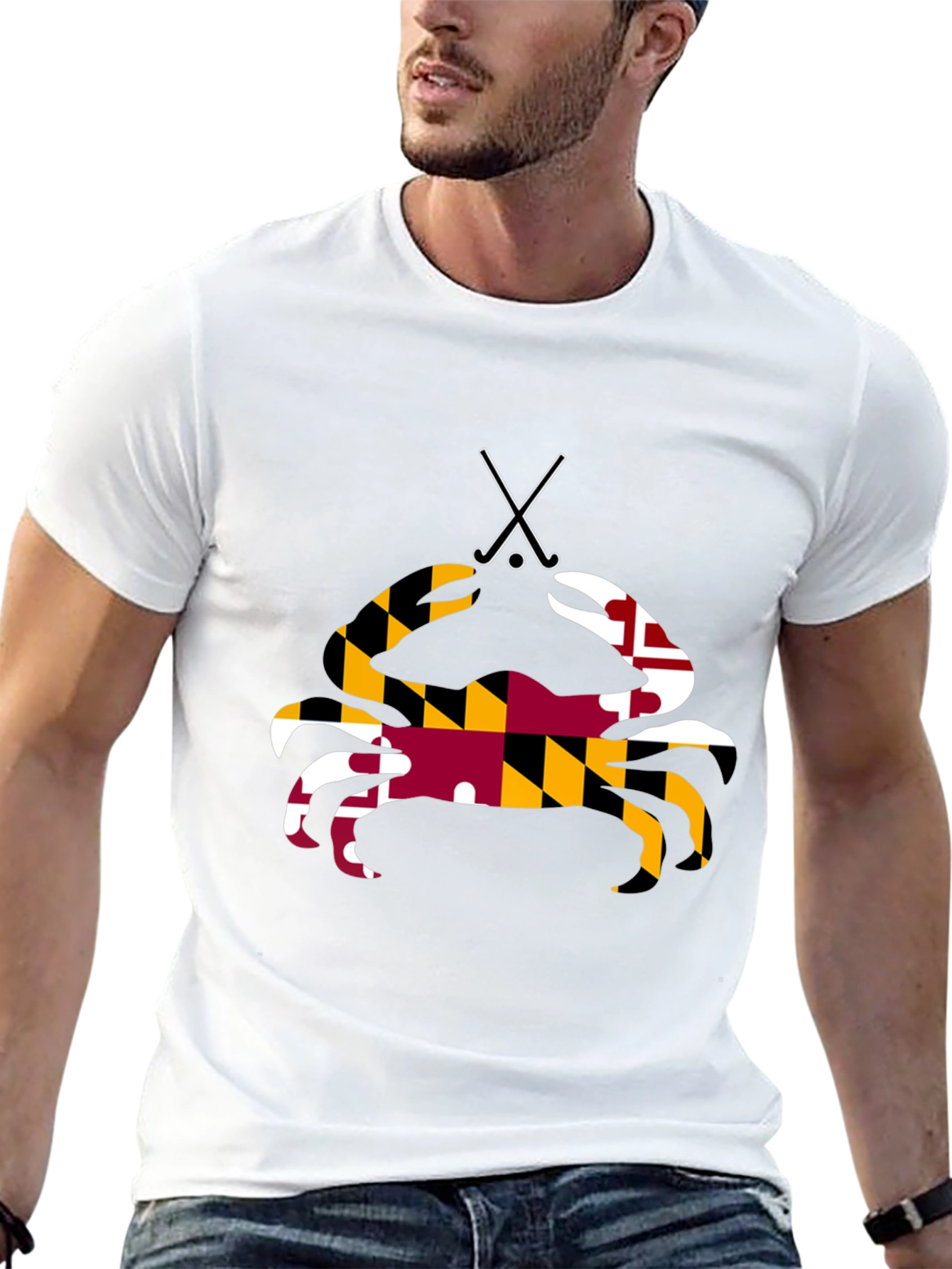Maryland Flag Crab T-Shirt