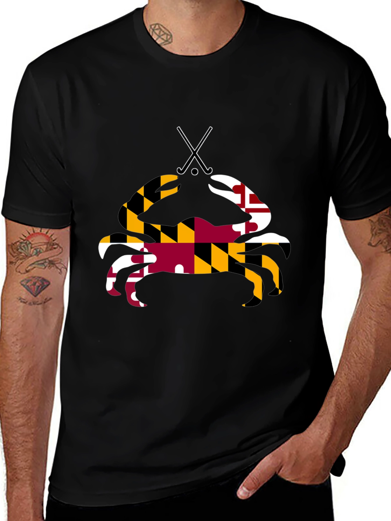 Maryland Flag Crab T-Shirt