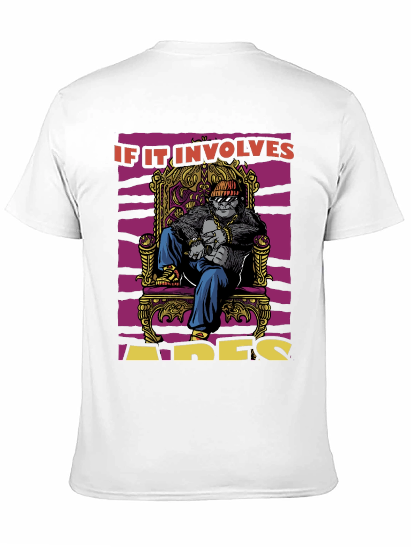 Apes Throne T-Shirt: King Gorilla Graphic Tee