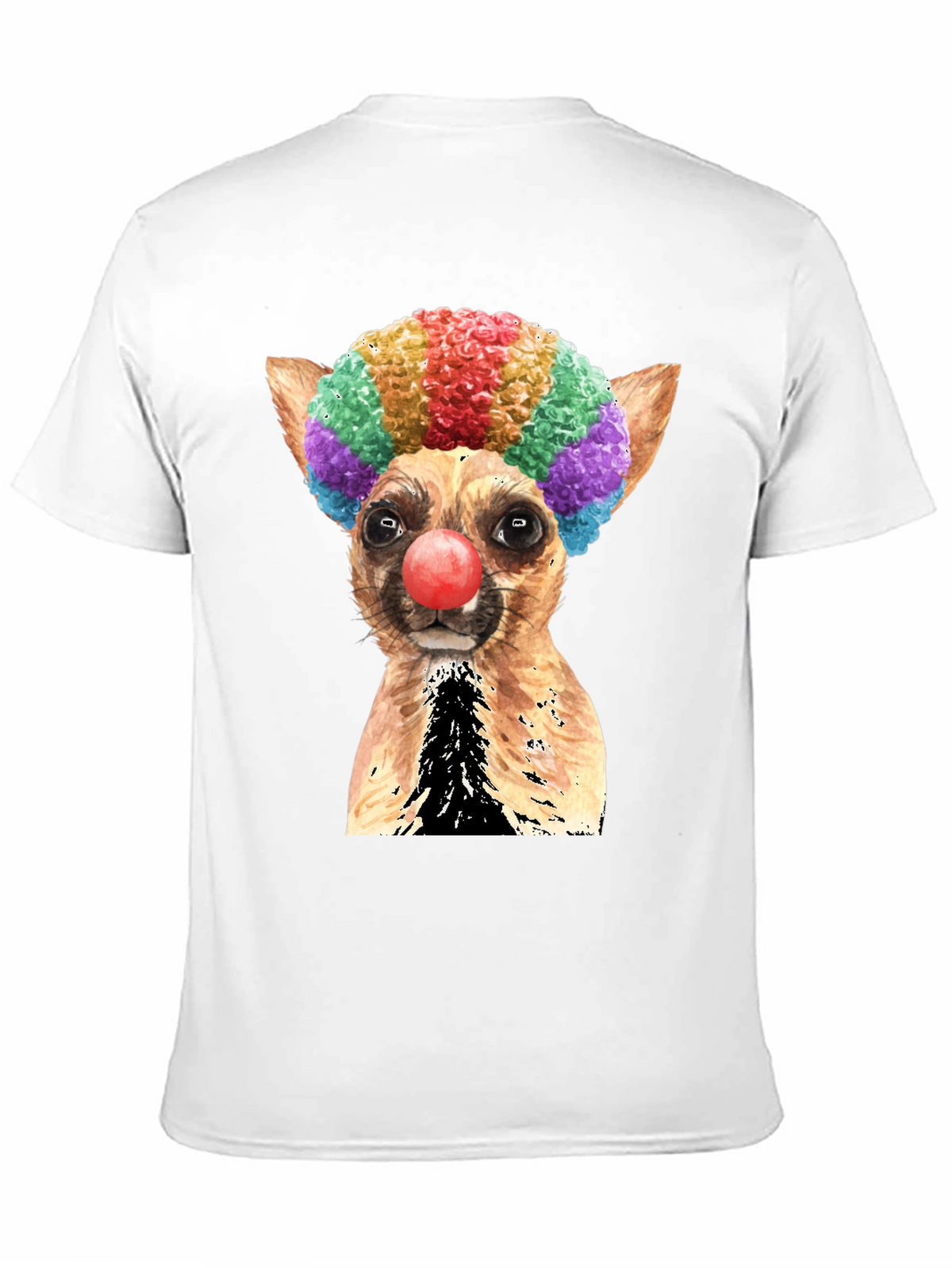 Clown Dog Graphic T-Shirt