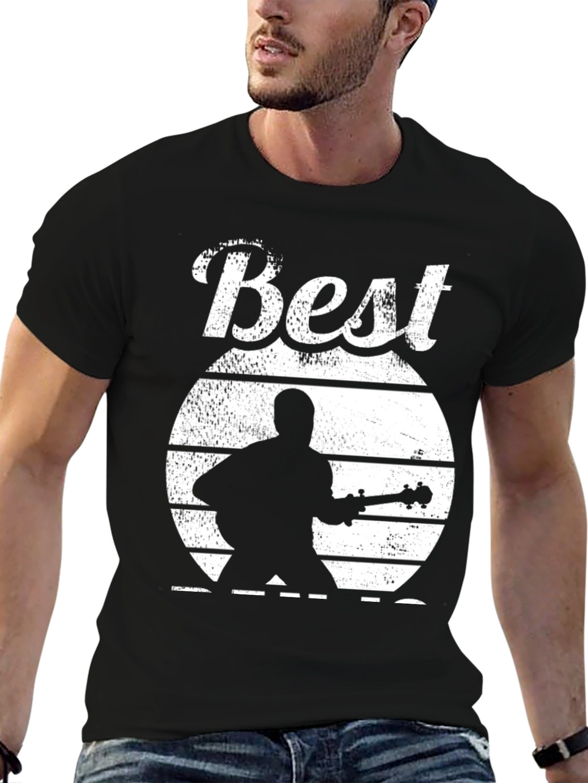 Best Banjo Dad T-Shirt - Musicians Gift