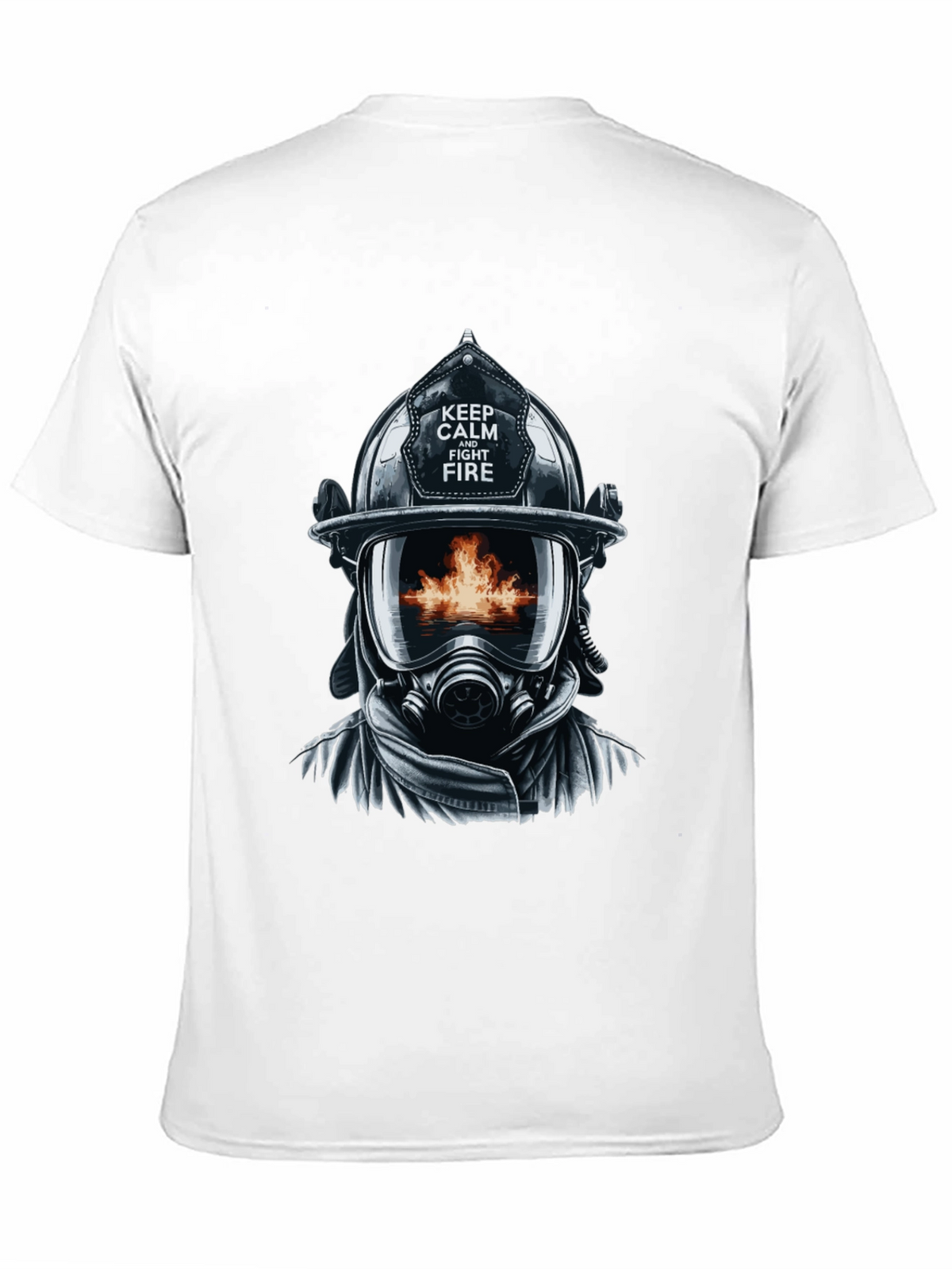 Firefighter Graphic Tee: Keep Calm & Fight Fire