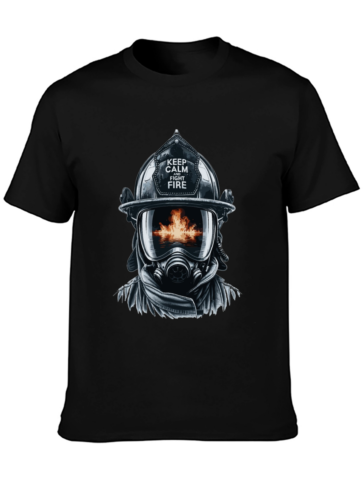 Firefighter Graphic Tee: Keep Calm & Fight Fire
