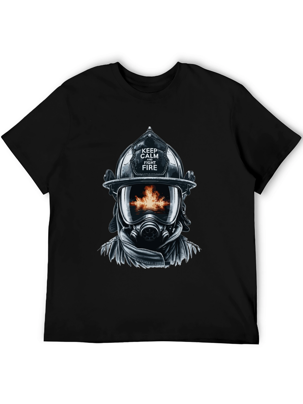 Firefighter Graphic Tee: Keep Calm & Fight Fire